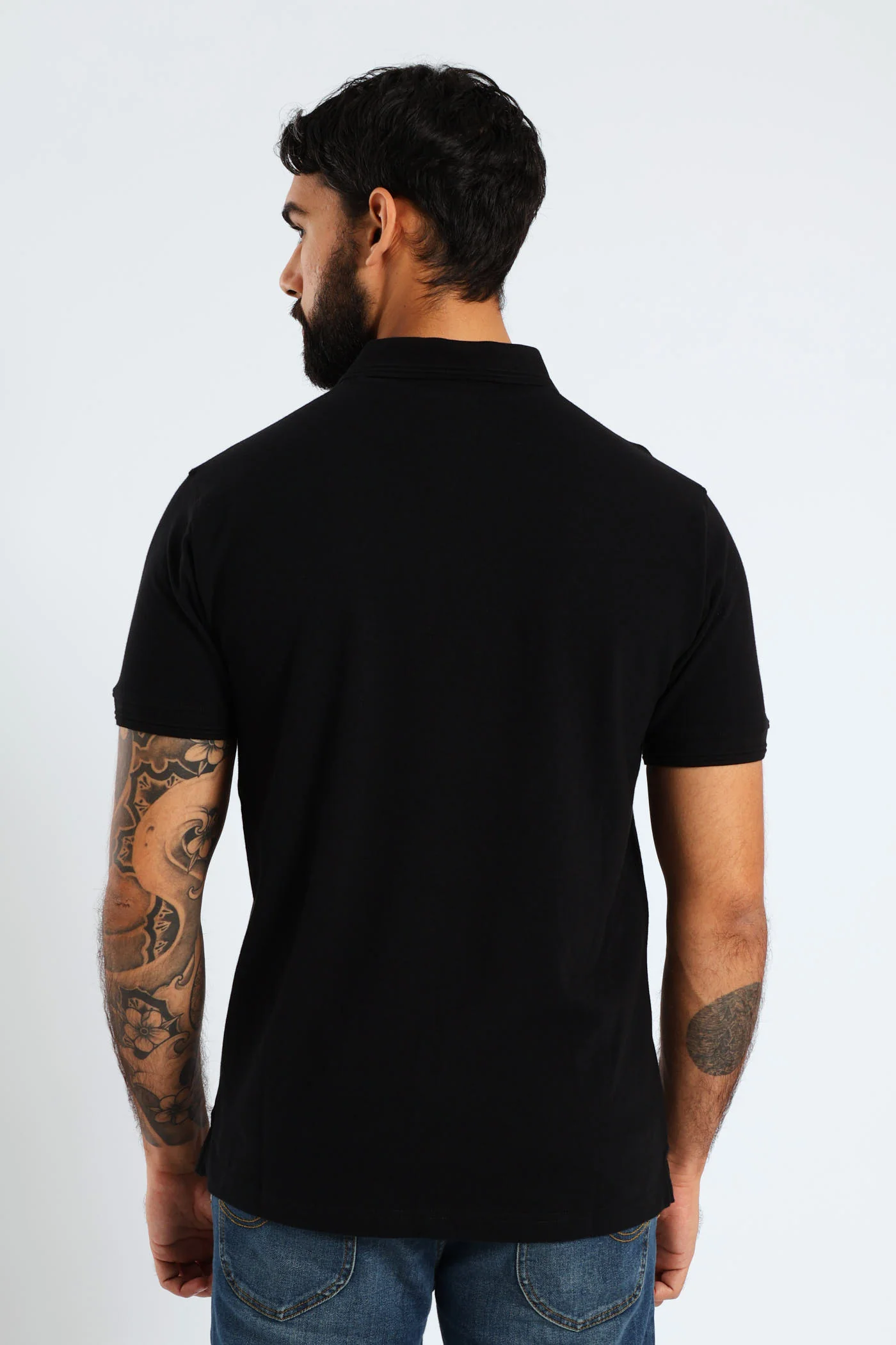 Lcarus Polo Golfer - Black - Image 4