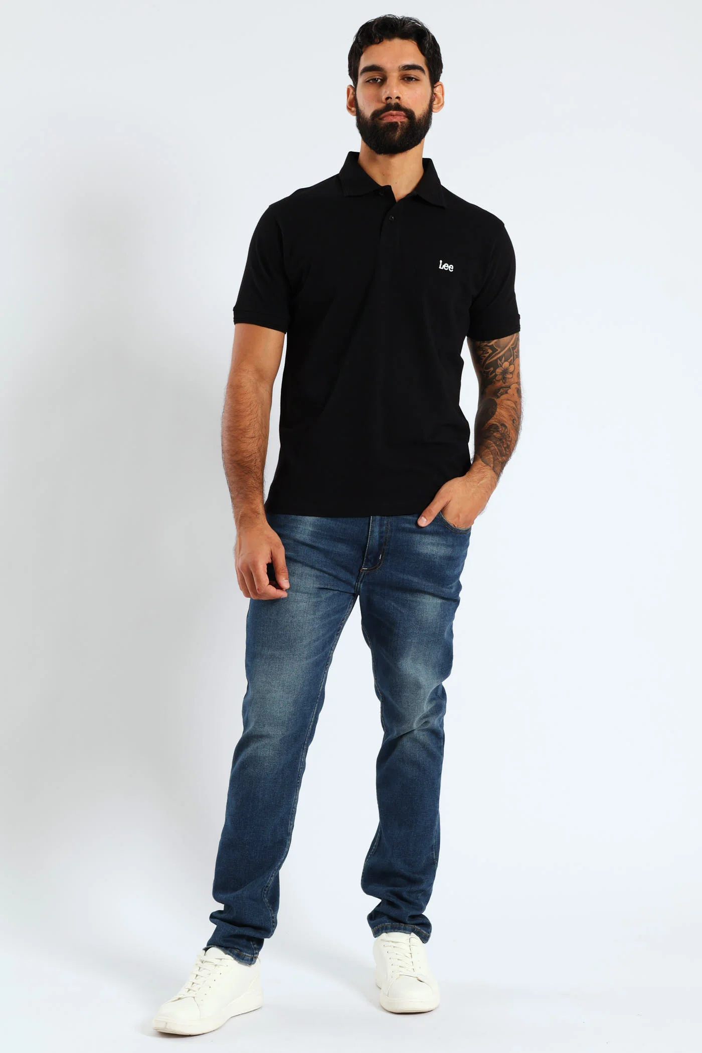 Lcarus Polo Golfer - Black - Image 5