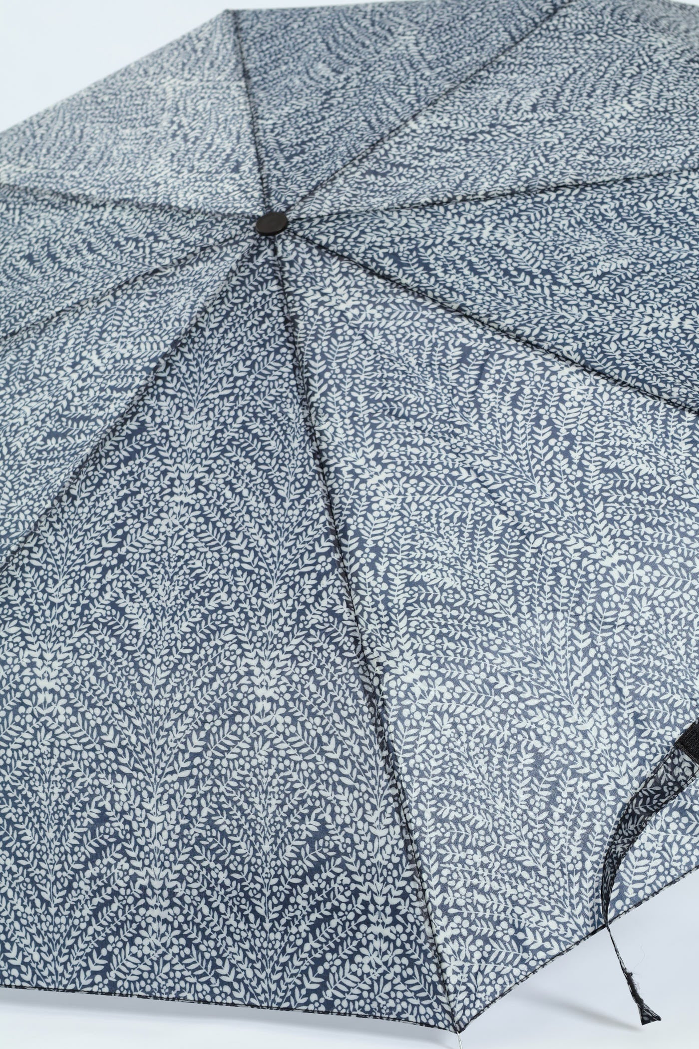 Leaf Printed 3 Fold Umbrella - Multi - Image 2