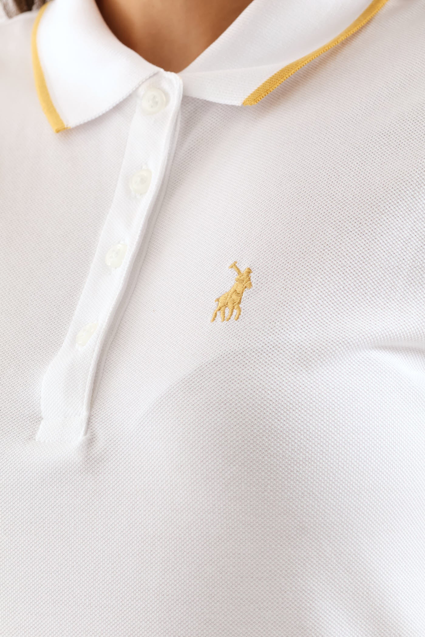 Leah Golfer Dress - White - Image 5