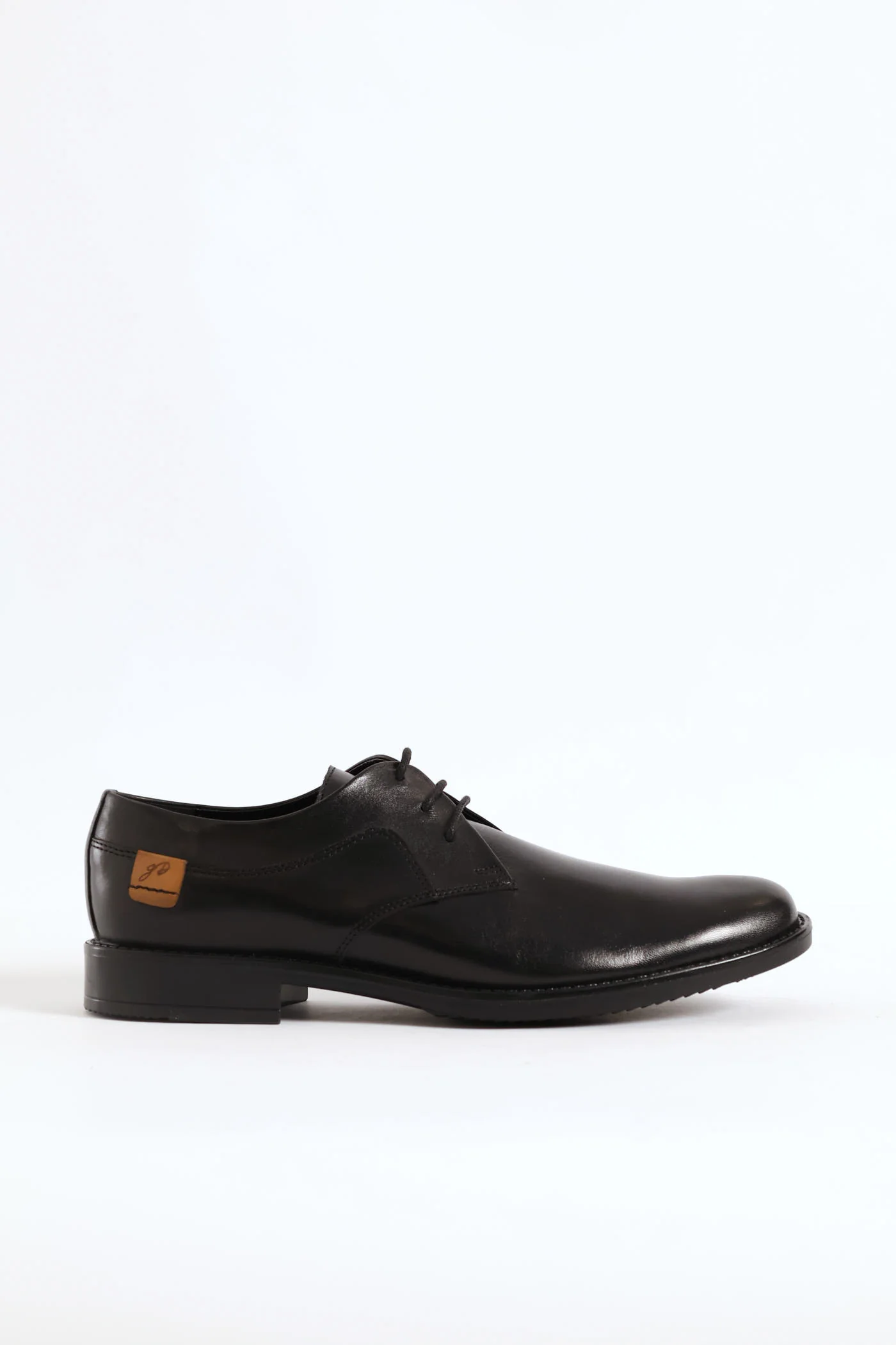 Leather Derby Shoe - Black - Image 2