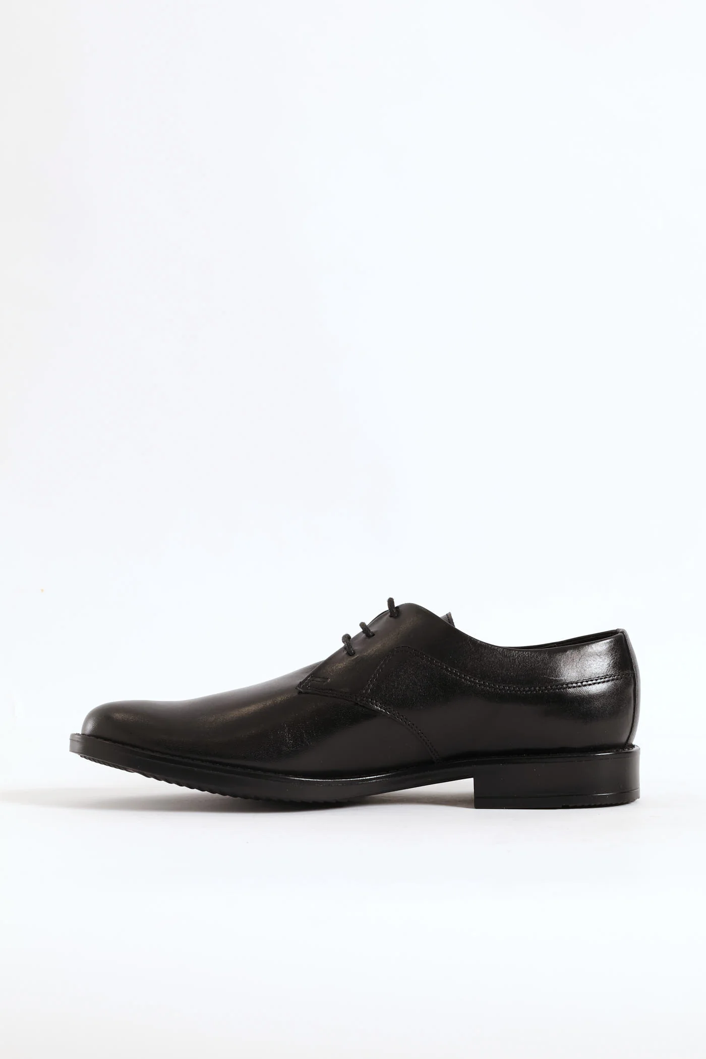 Leather Derby Shoe - Black - Image 3