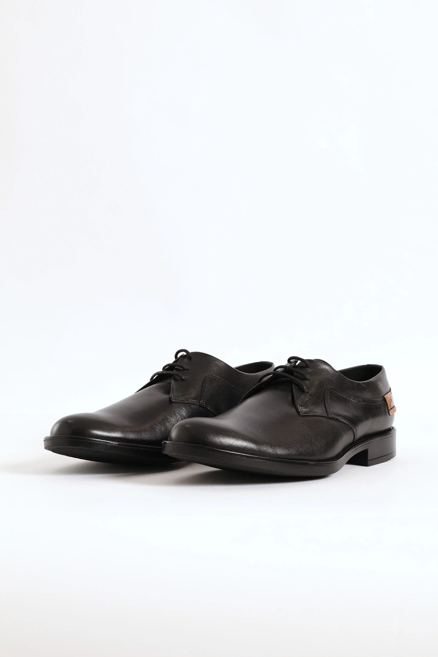 Leather Derby Shoe - Black - Image 4
