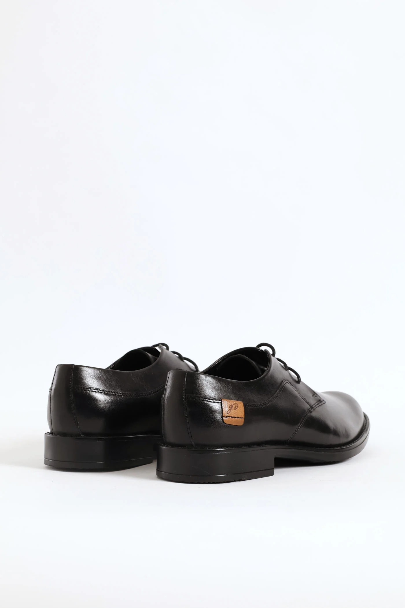 Leather Derby Shoe - Black - Image 5
