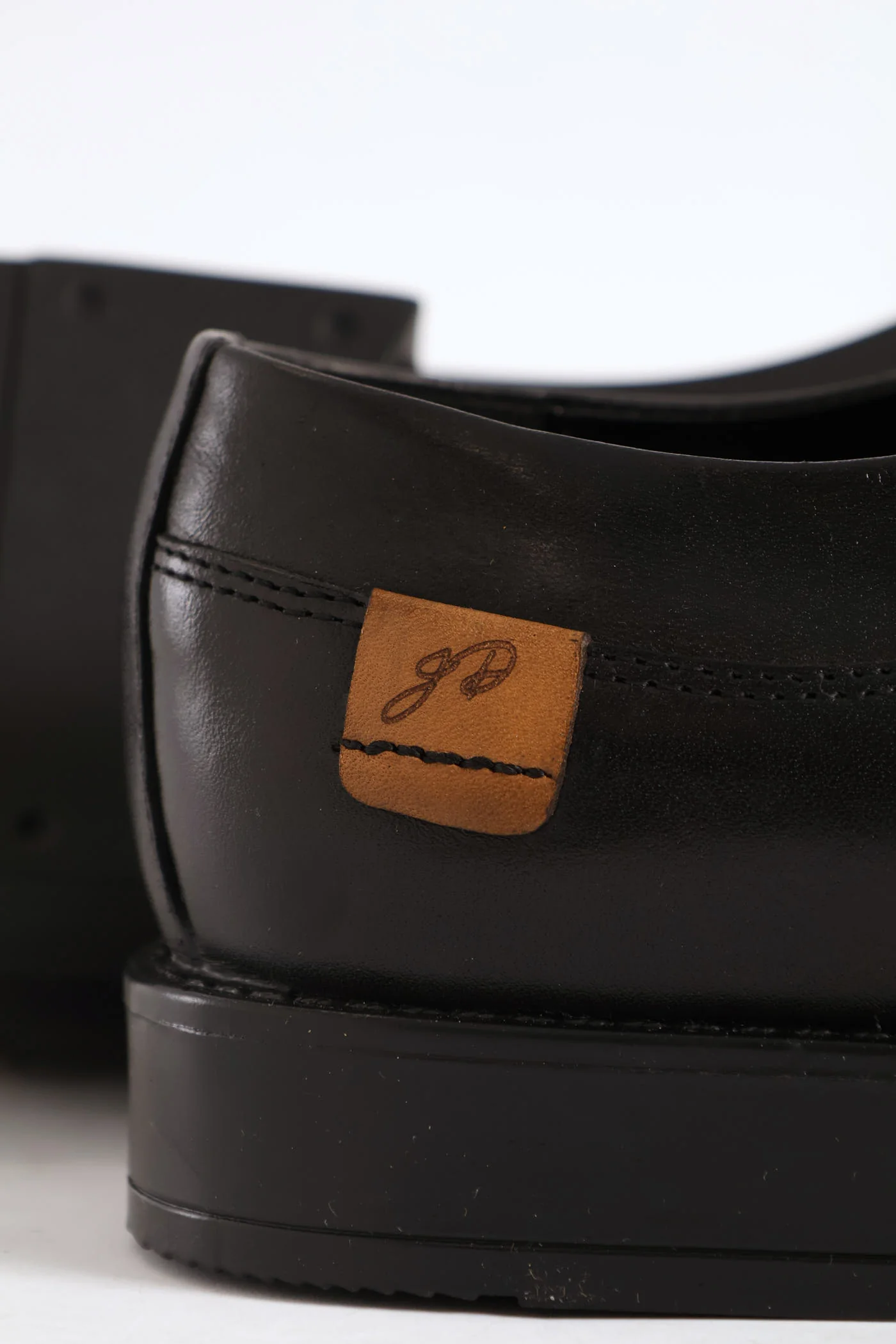 Leather Derby Shoe - Black - Image 6