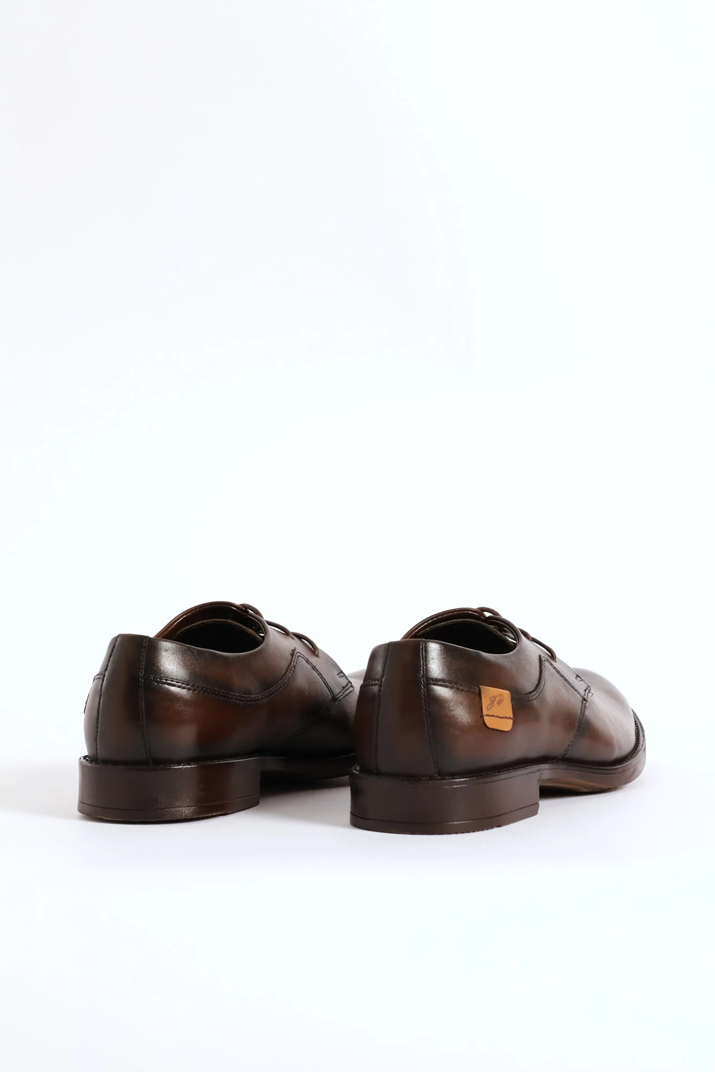 Leather Derby Shoe - Brown - Image 3