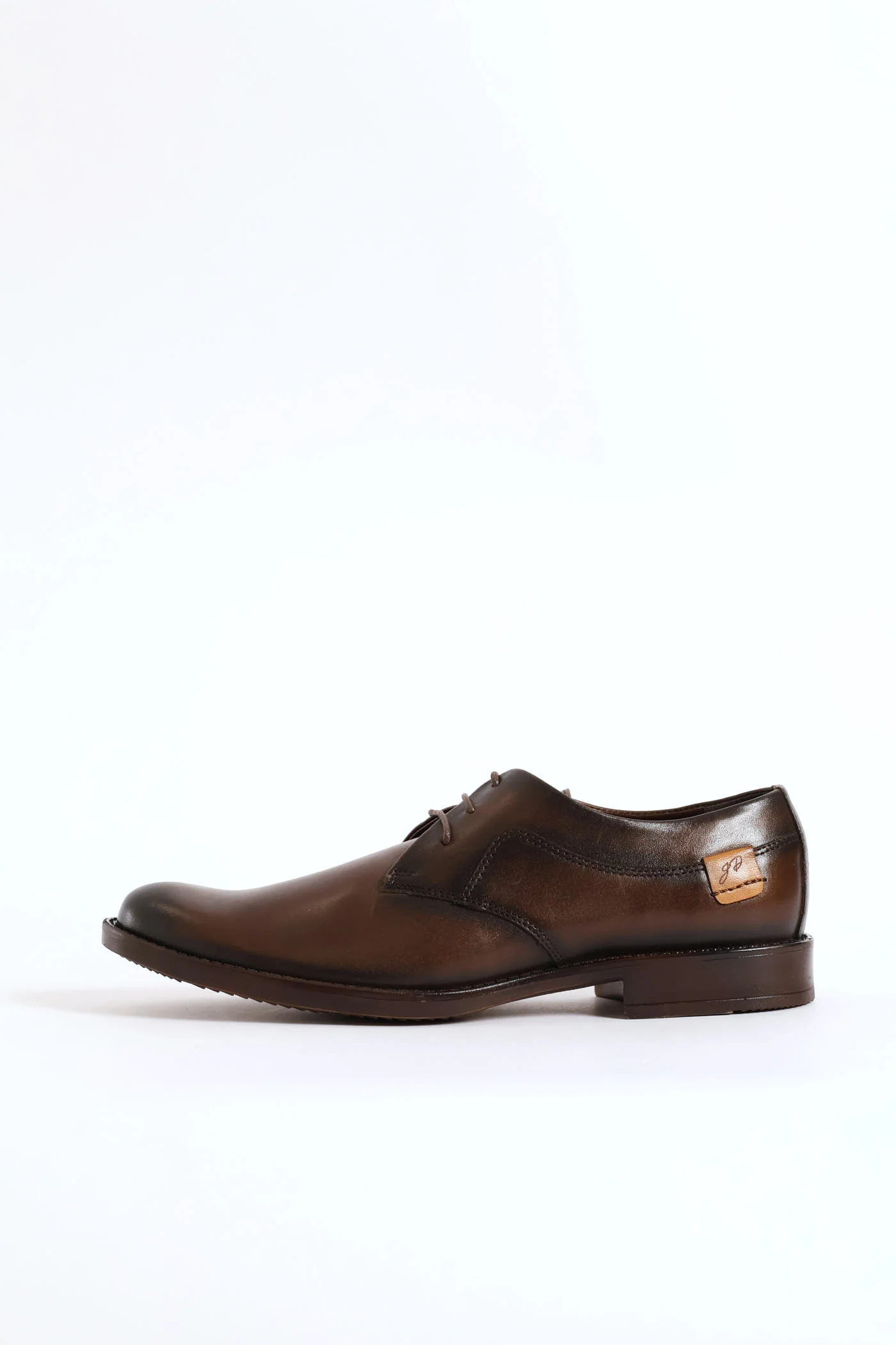 Leather Derby Shoe - Brown - Image 5