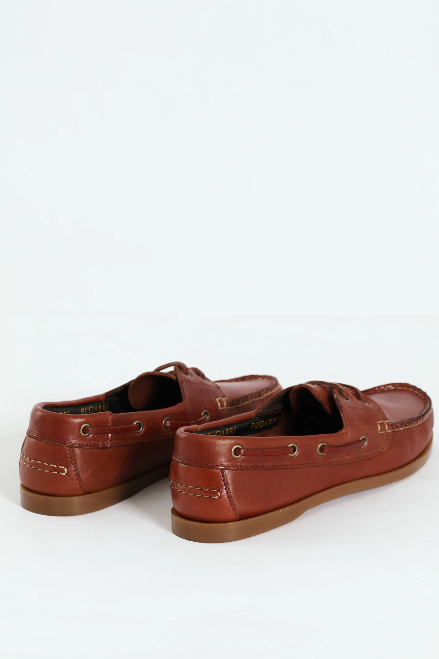 Leather Fashion Docksider - Brown - Image 3