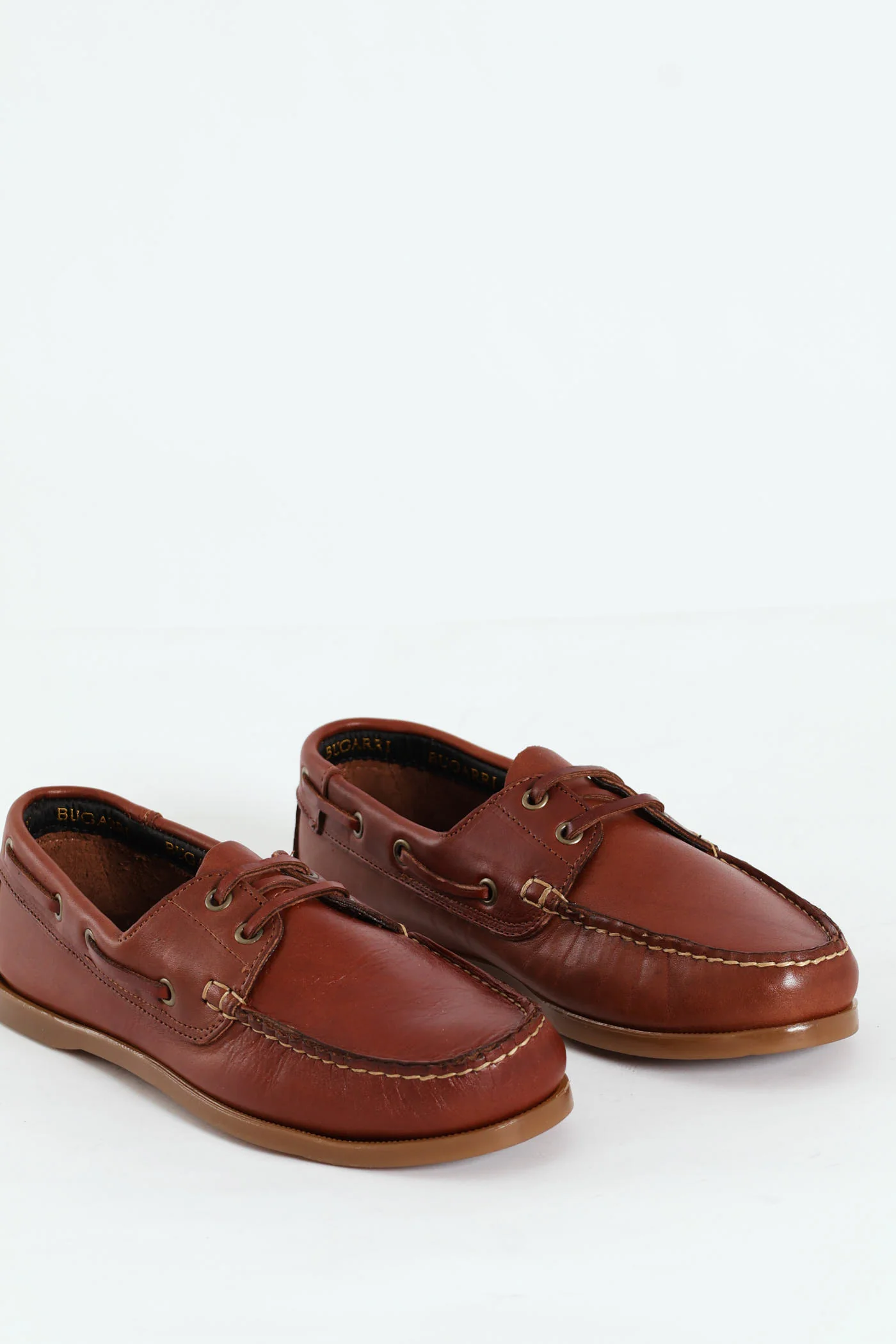 Leather Fashion Docksider - Brown - Image 4