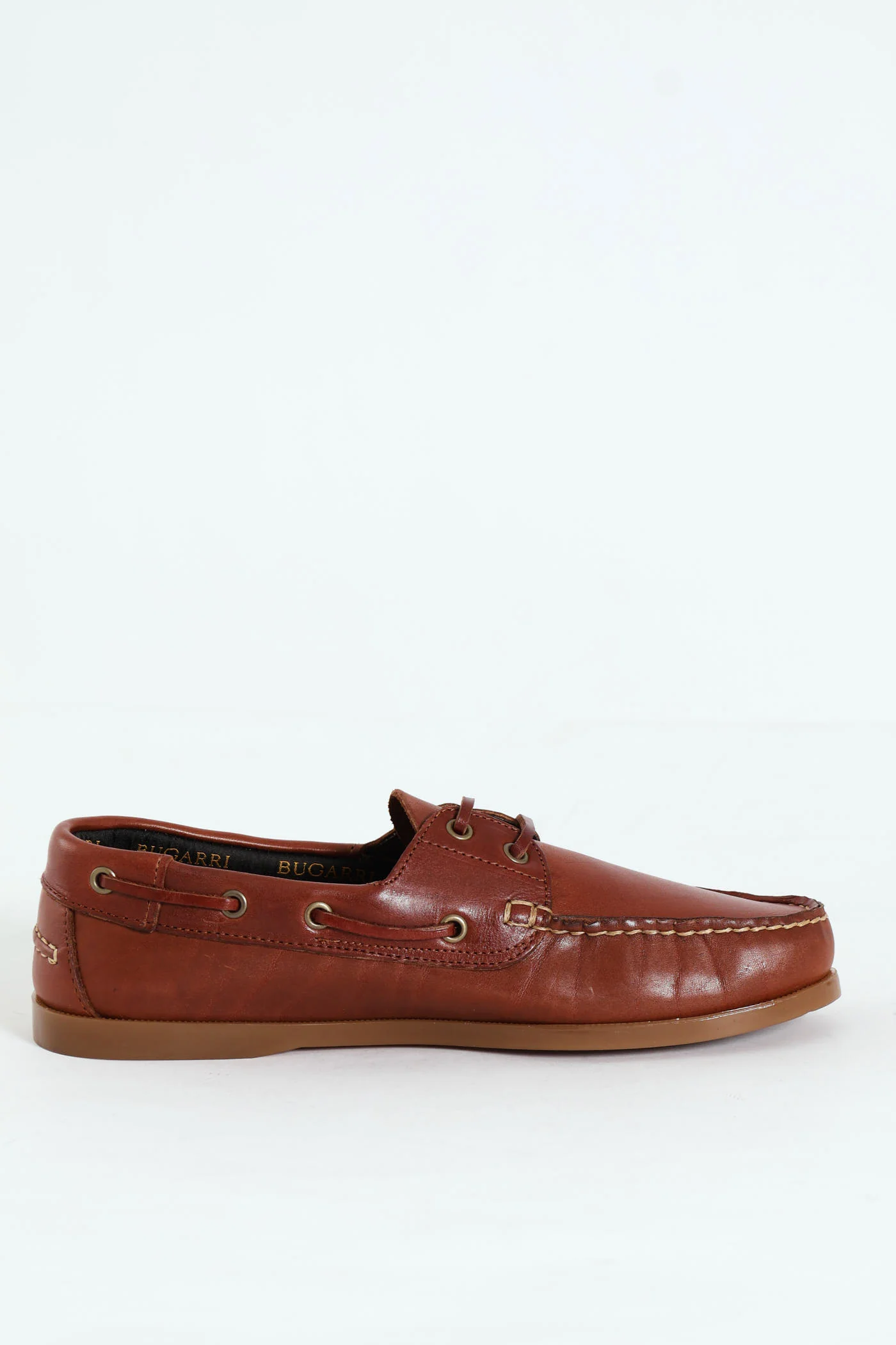 Leather Fashion Docksider - Brown - Image 5