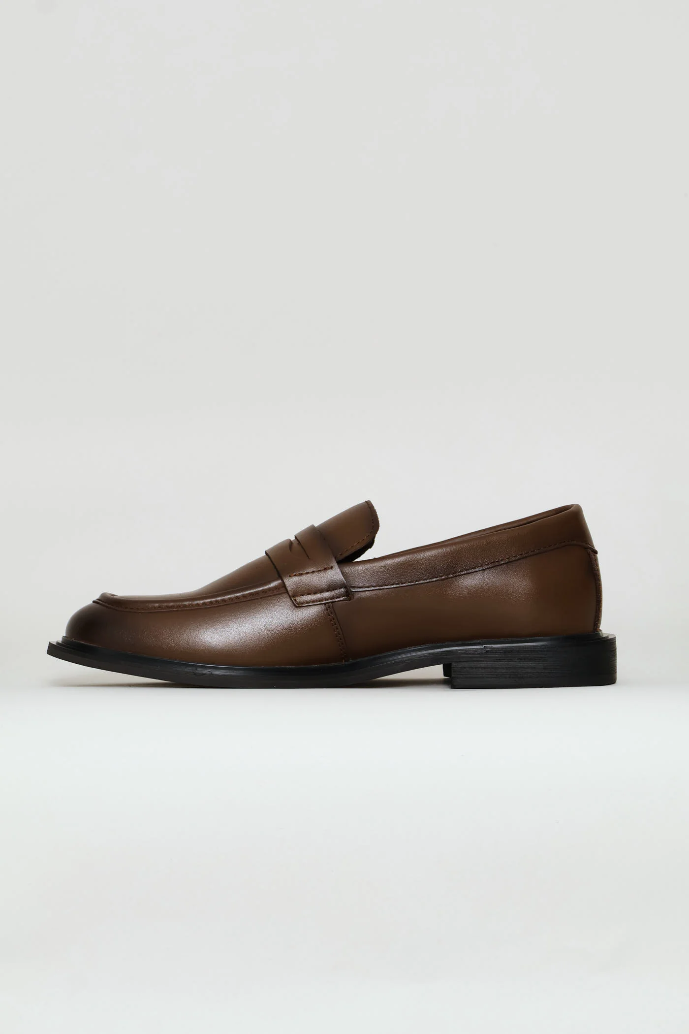 Leather Formal Penny Moccasin - Chocolate - Image 4
