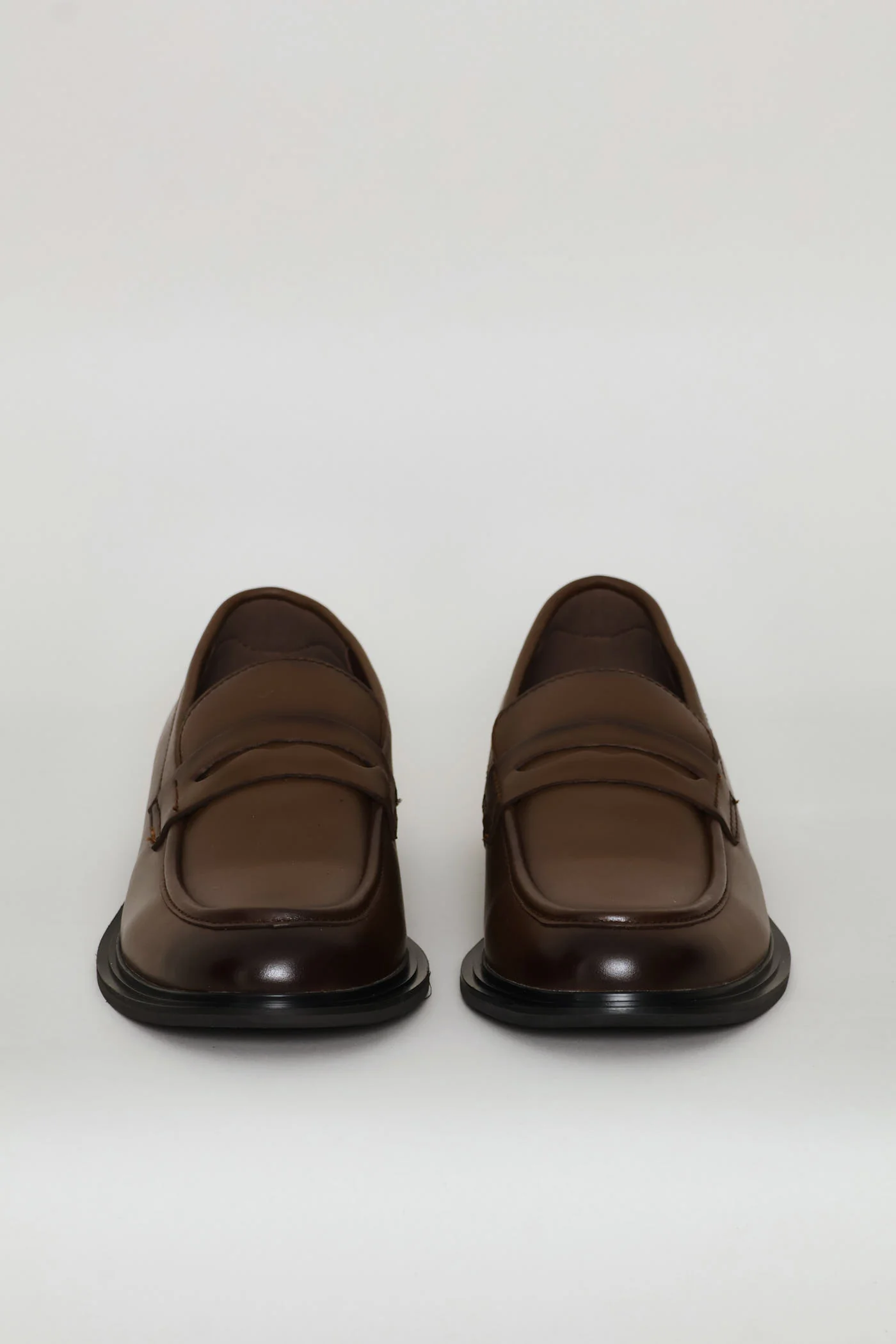 Leather Formal Penny Moccasin - Chocolate - Image 5