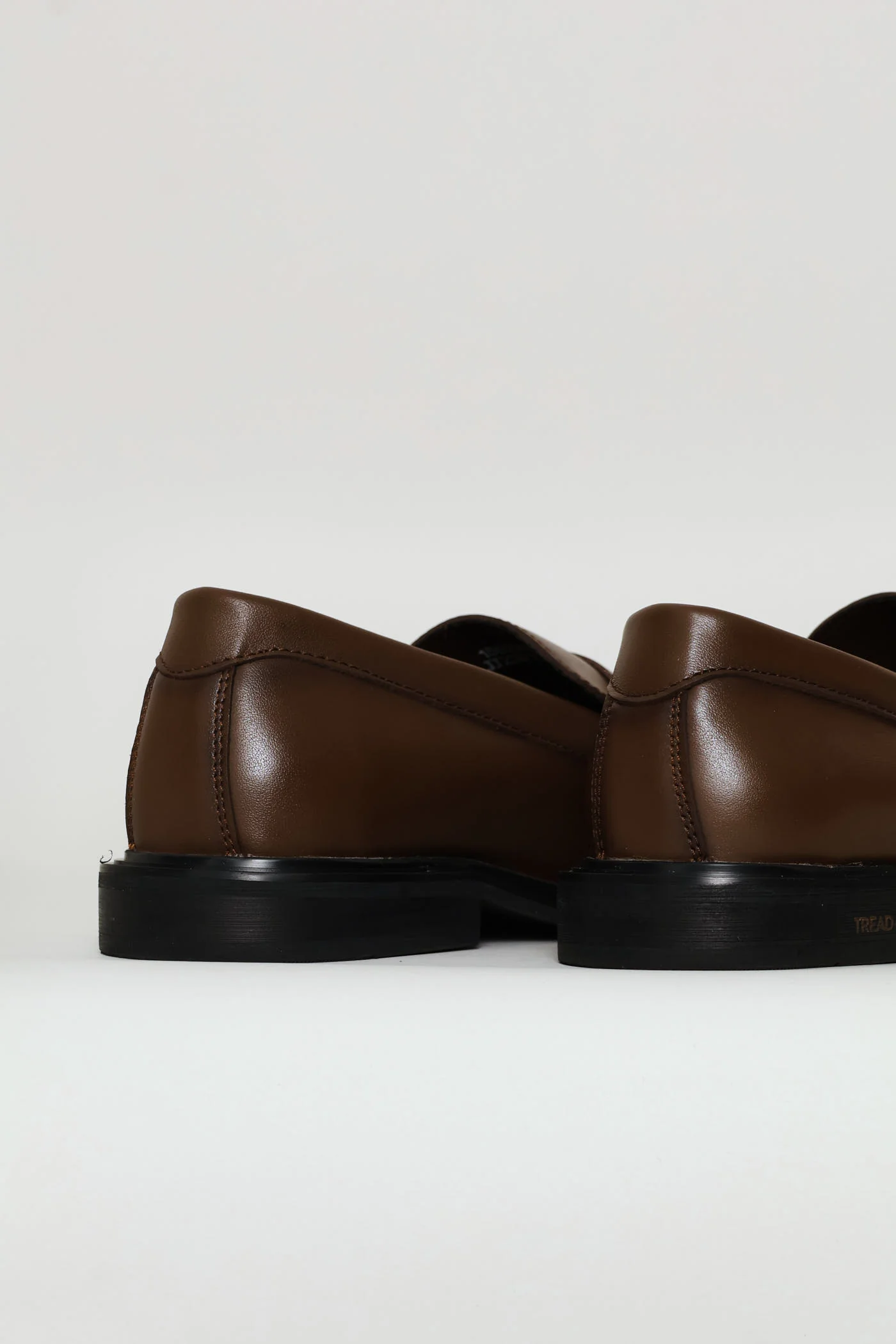 Leather Formal Penny Moccasin - Chocolate - Image 6