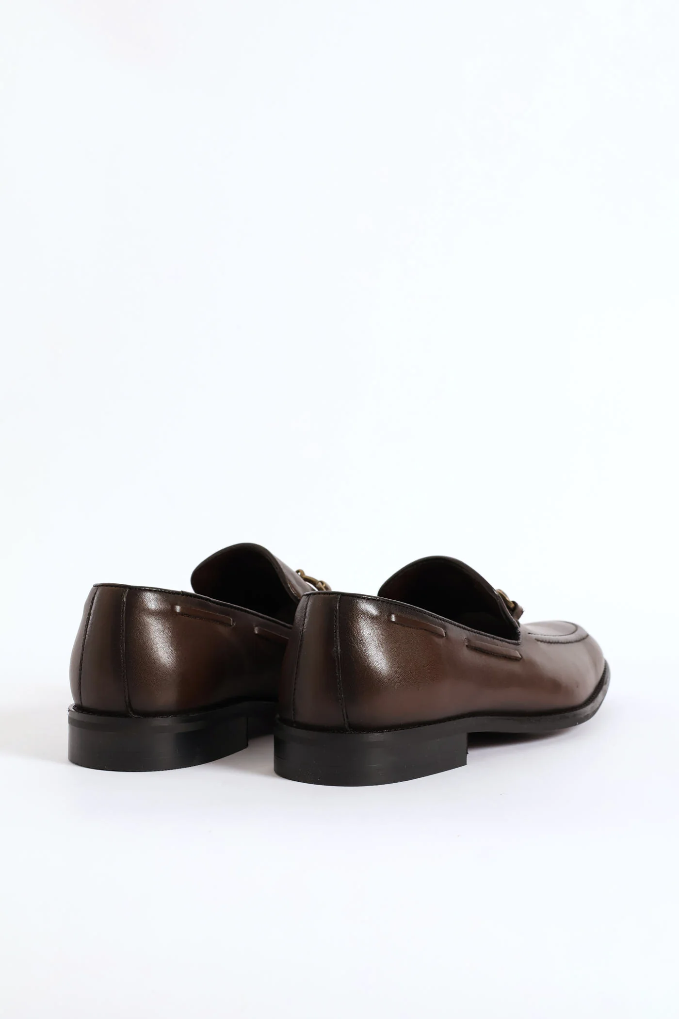 Leather Slip On Loafer - Brown - Image 6