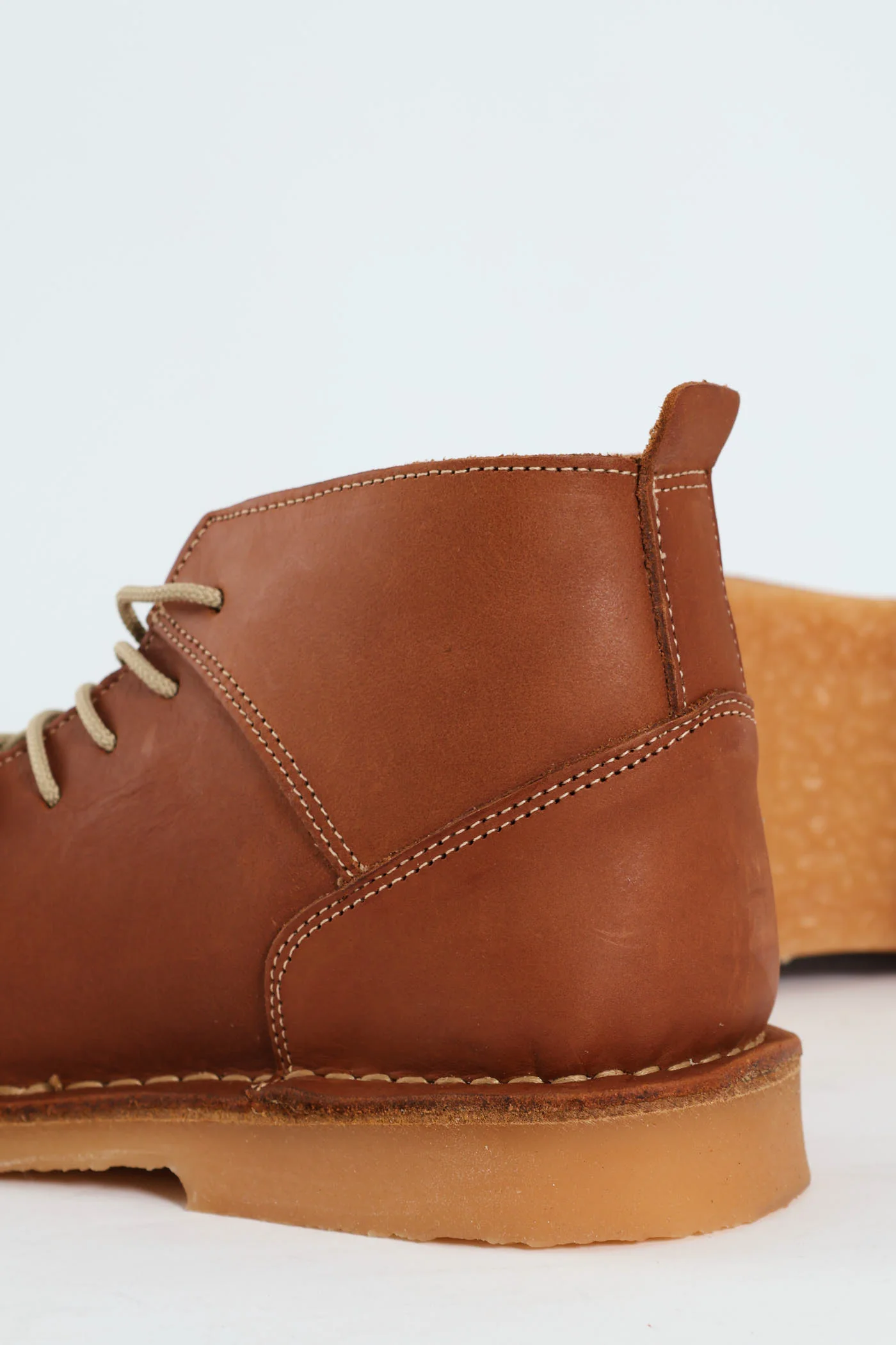 Leather Stitched Down Boot - Tan - Image 2