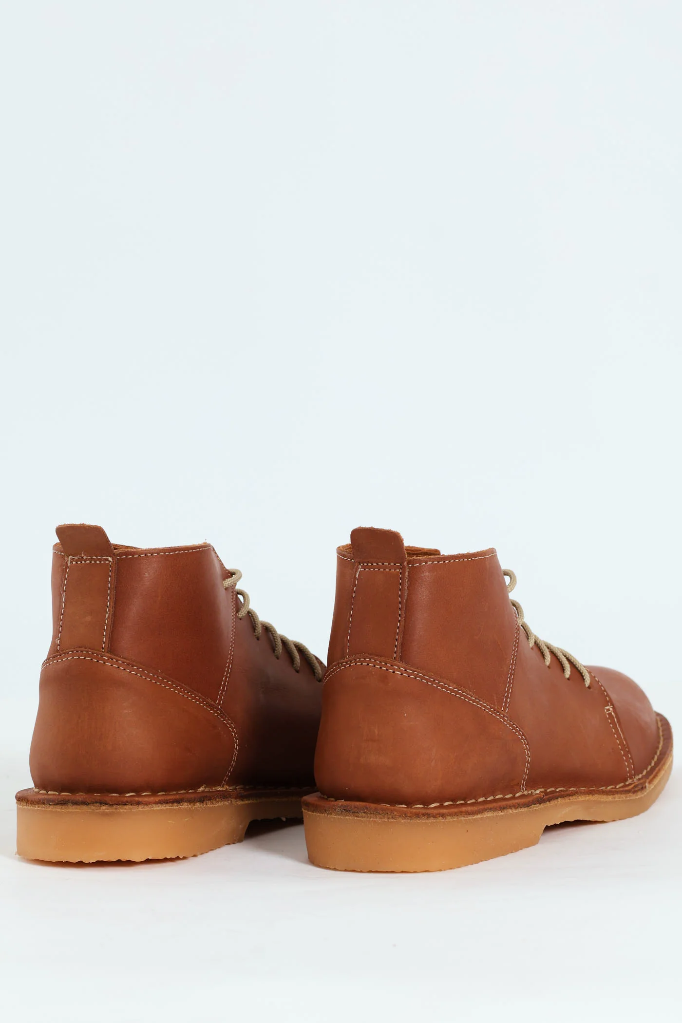 Leather Stitched Down Boot - Tan - Image 3