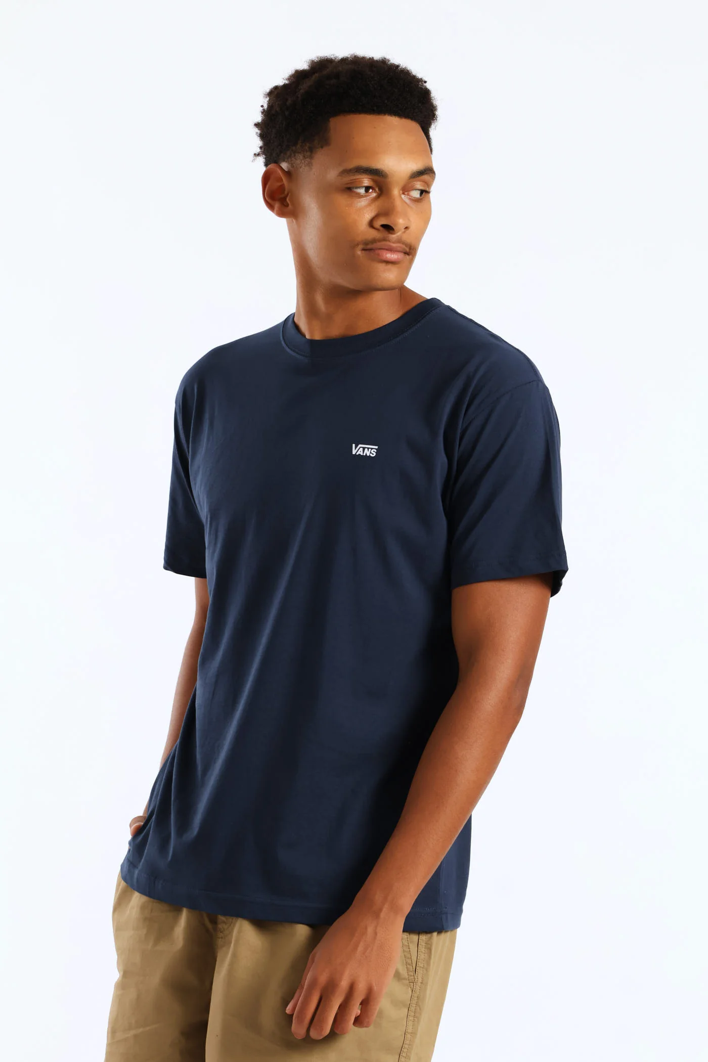 Left Chest Tee - Navy - Image 3