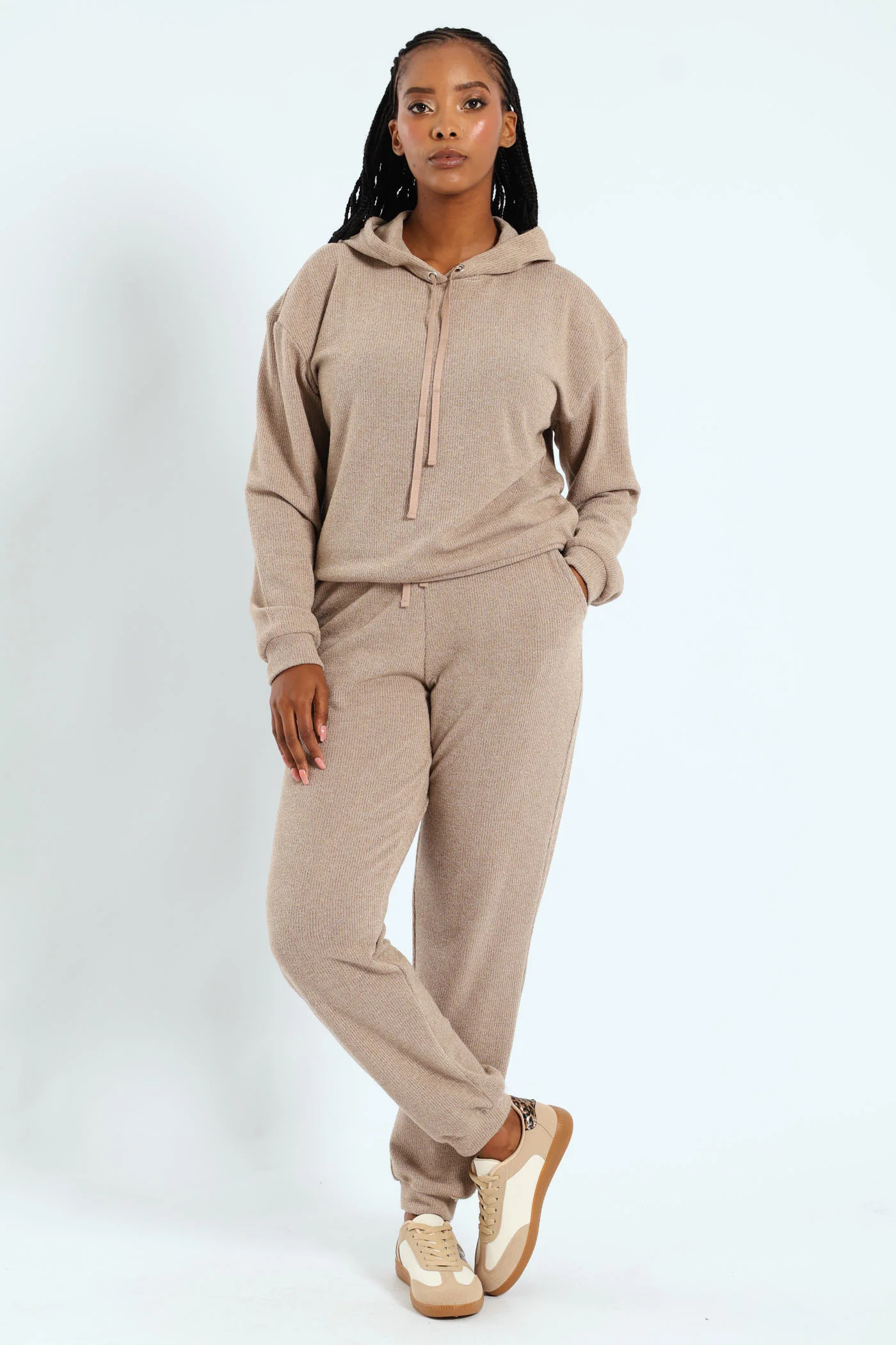 Leisure Hoody - Dark Beige - Image 2