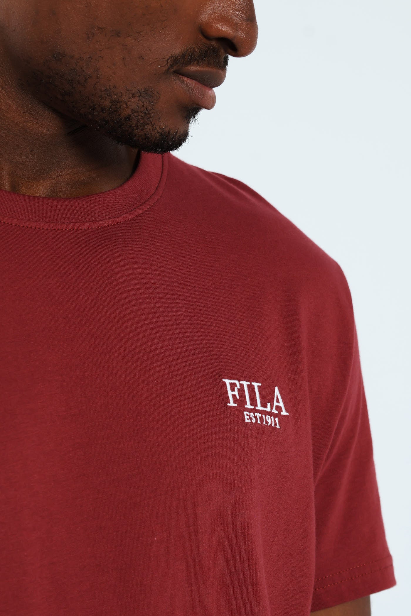 Lennon Tee - Maroon - Image 3