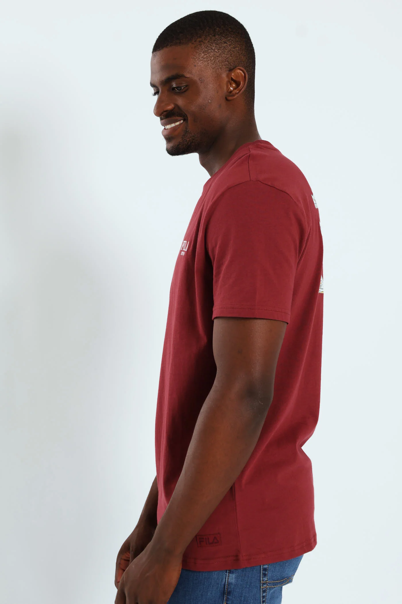 Lennon Tee - Maroon - Image 4