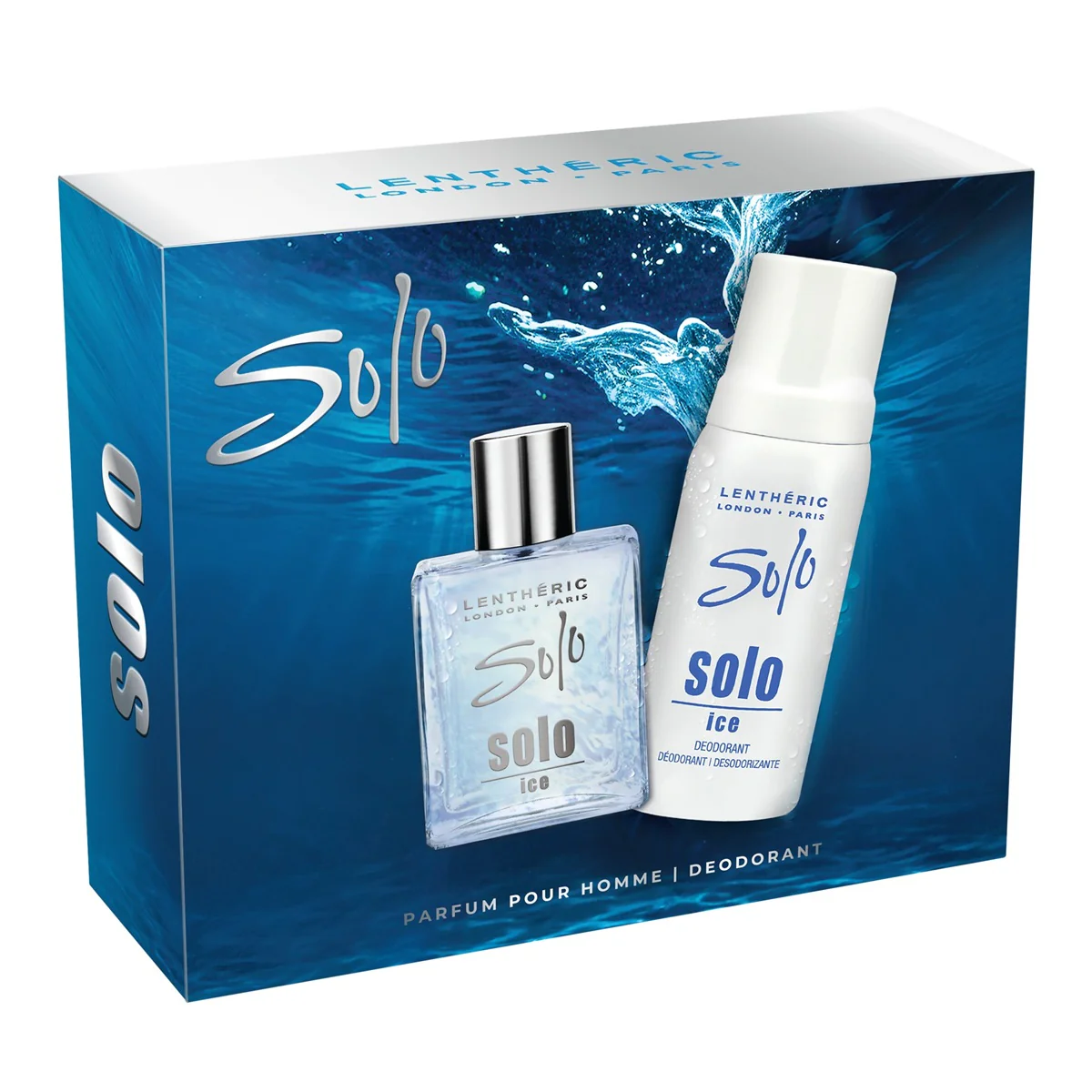 Solo Ice Parfum Pour Homme Gift Set - Image 3