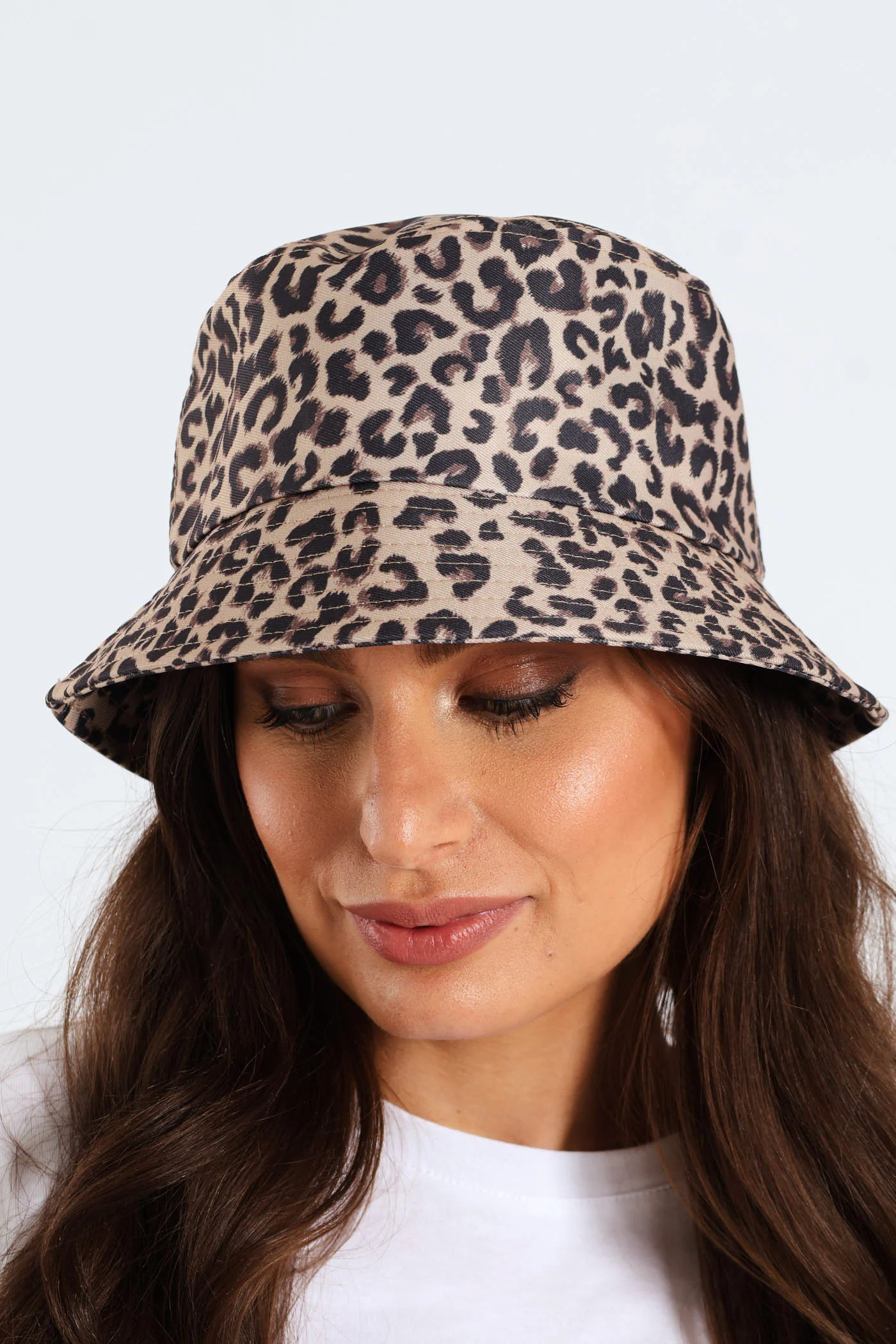 Leopard Bucket Hat - Brown - Image 3