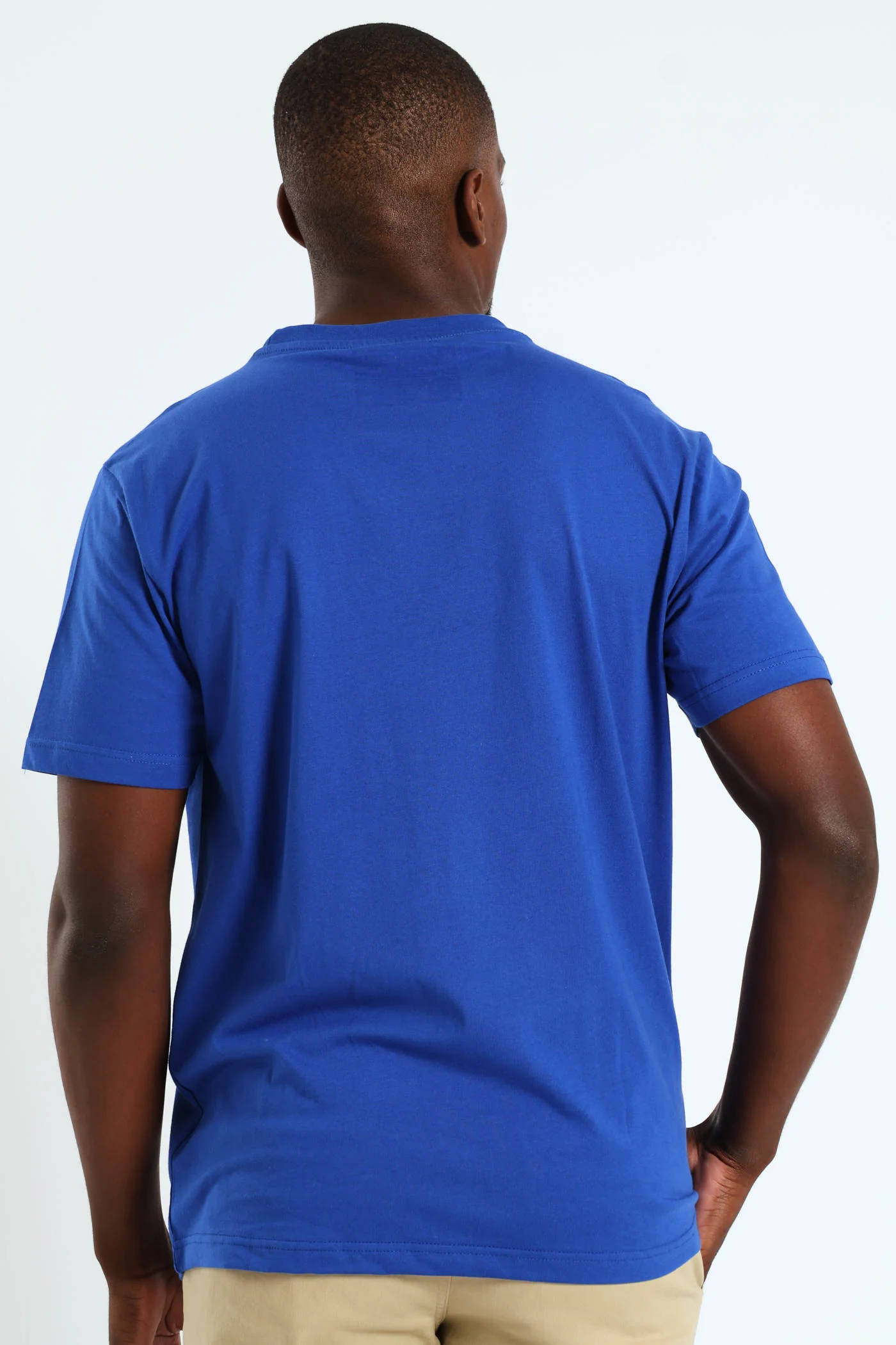 Letter Graphics Tee - Blue - Image 3