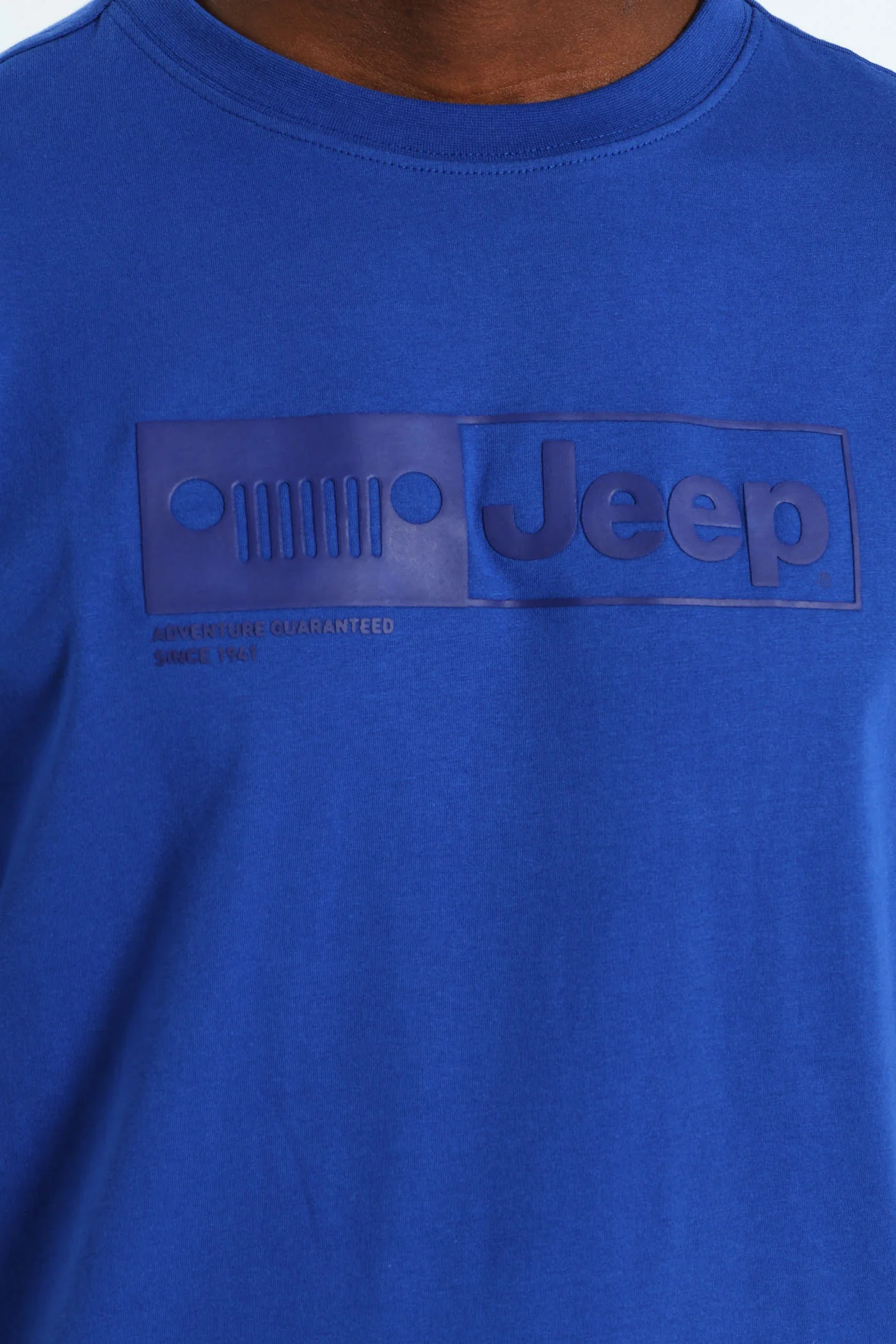 Letter Graphics Tee - Blue - Image 4