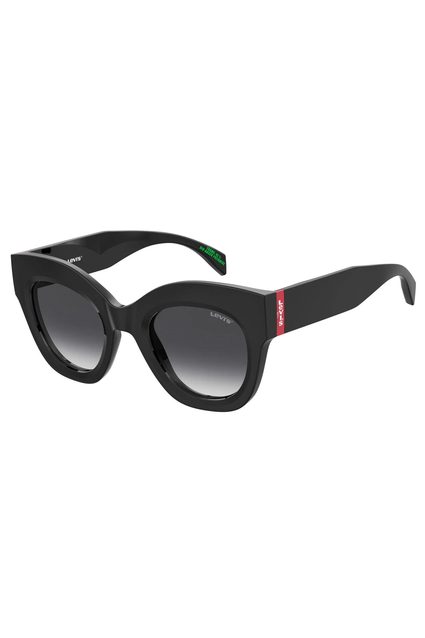 Gradient Lens Sunglasses - Black - Image 2