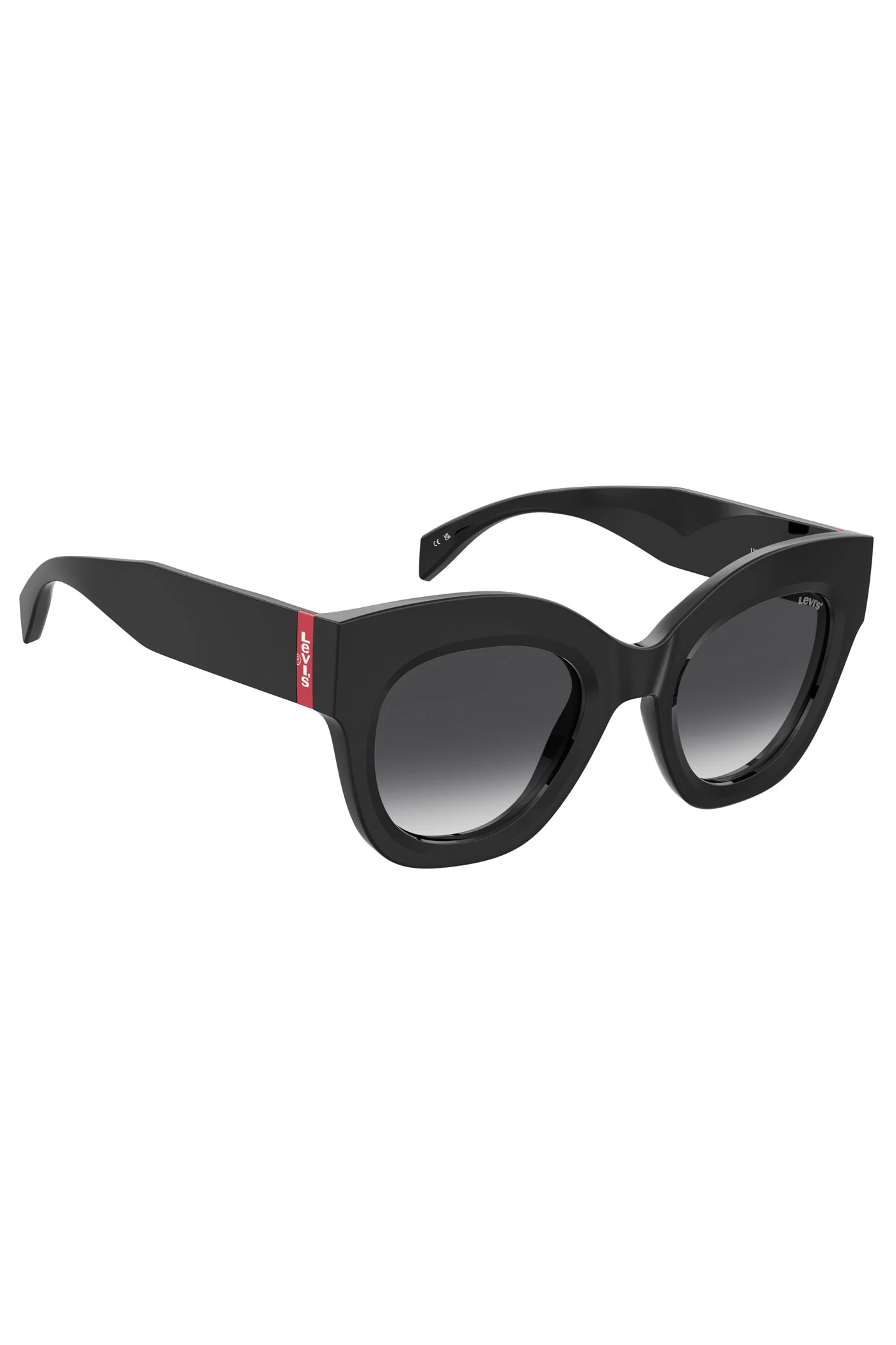 Gradient Lens Sunglasses - Black - Image 3