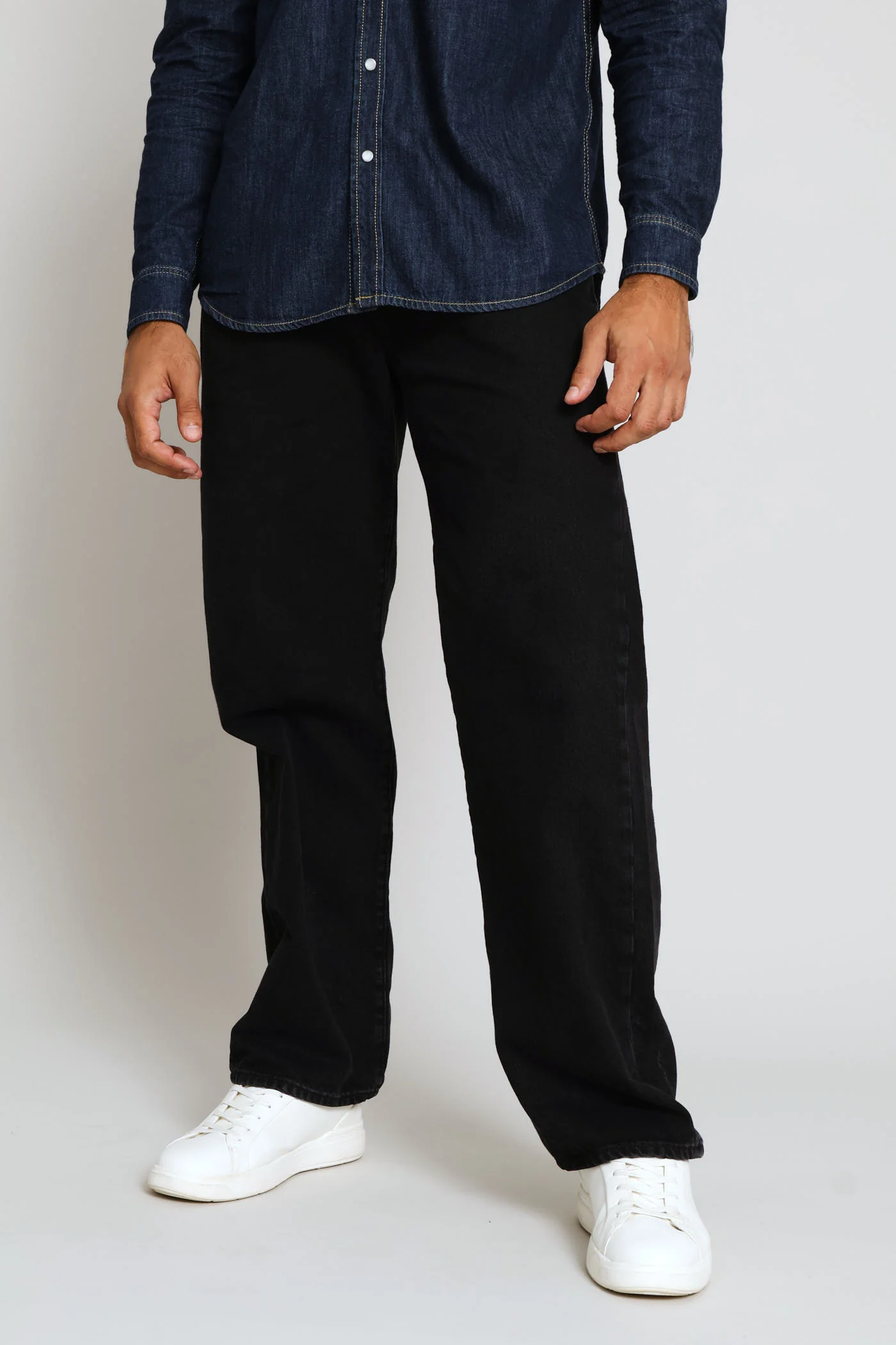 Levi 501 Big Wheels Loose Denim - Black - Image 3