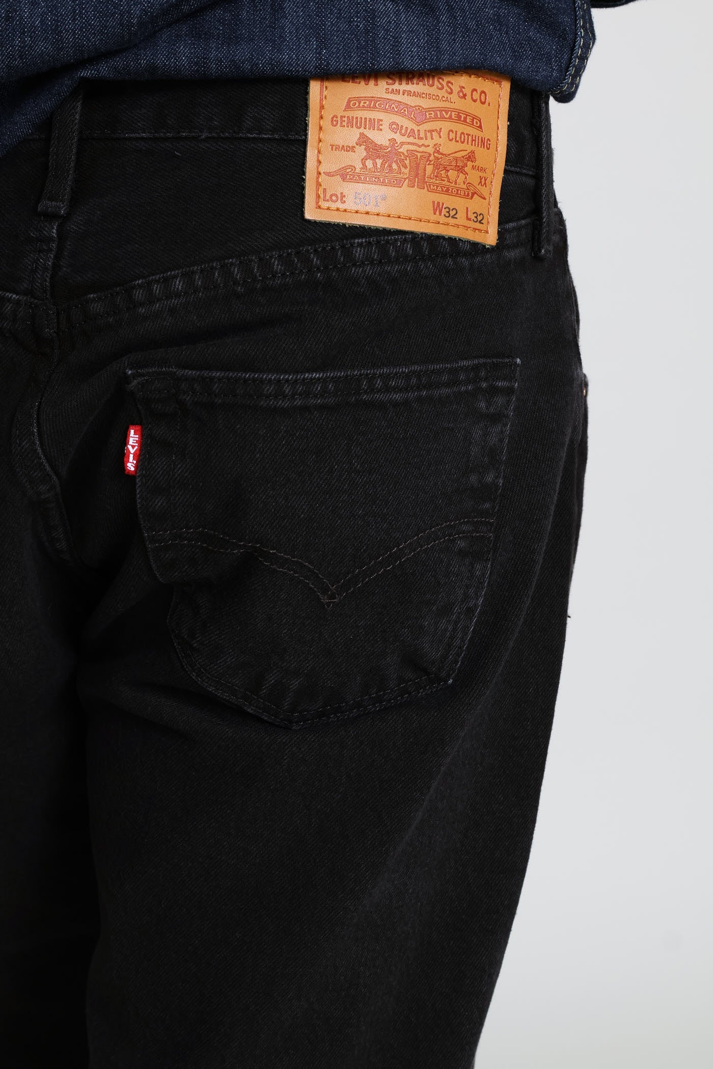 Levi 501 Big Wheels Loose Denim - Black - Image 7