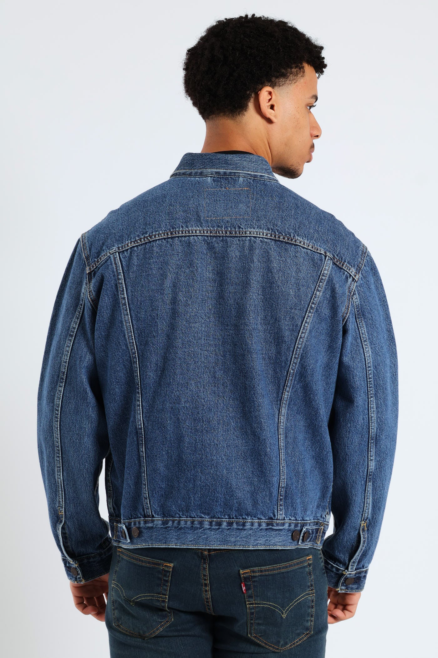 Trucker Jacket - Medium Wash - Image 3