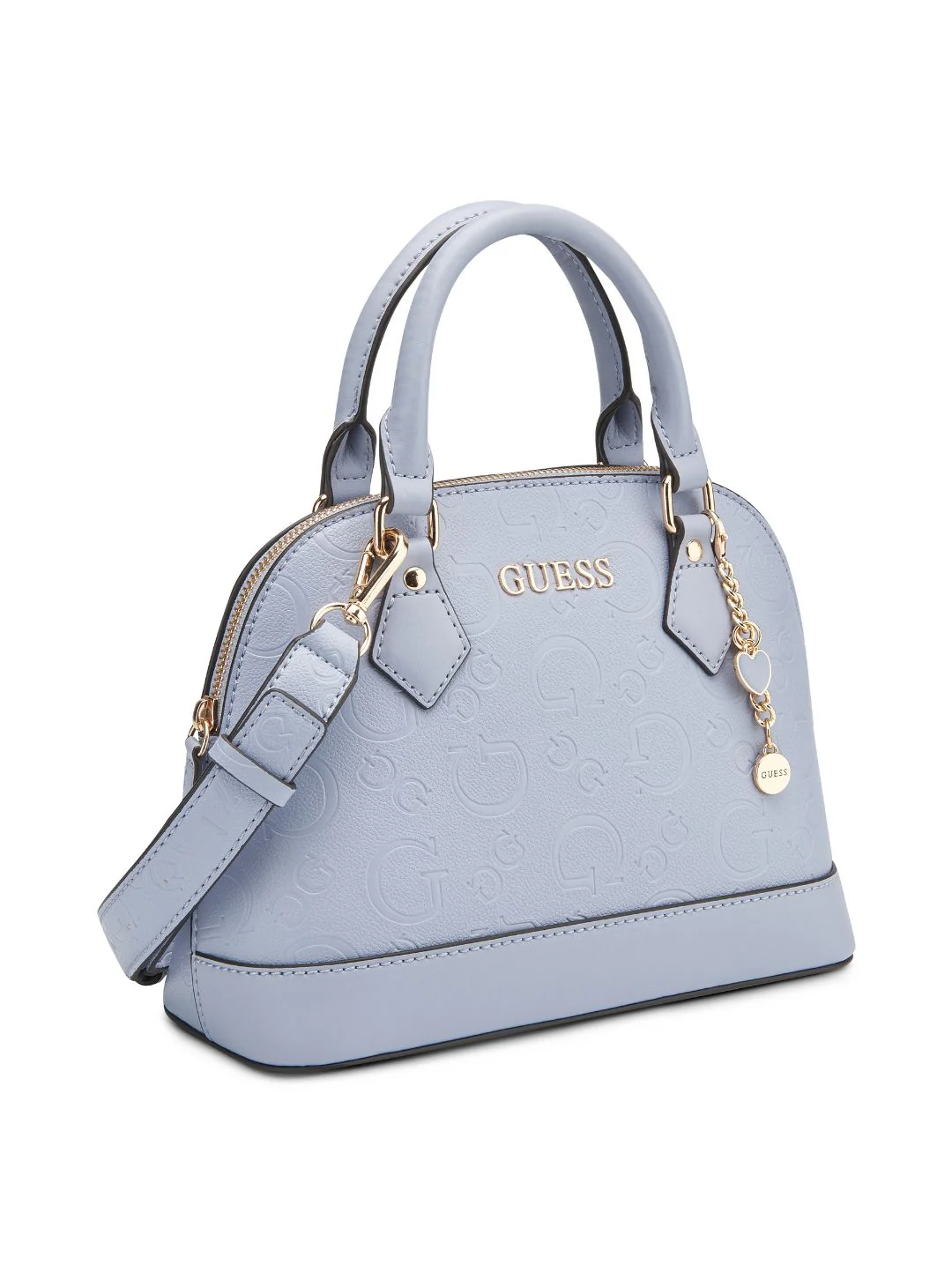 Lexy Mini Crossbody Top Zip Bag - Light Blue - Image 3