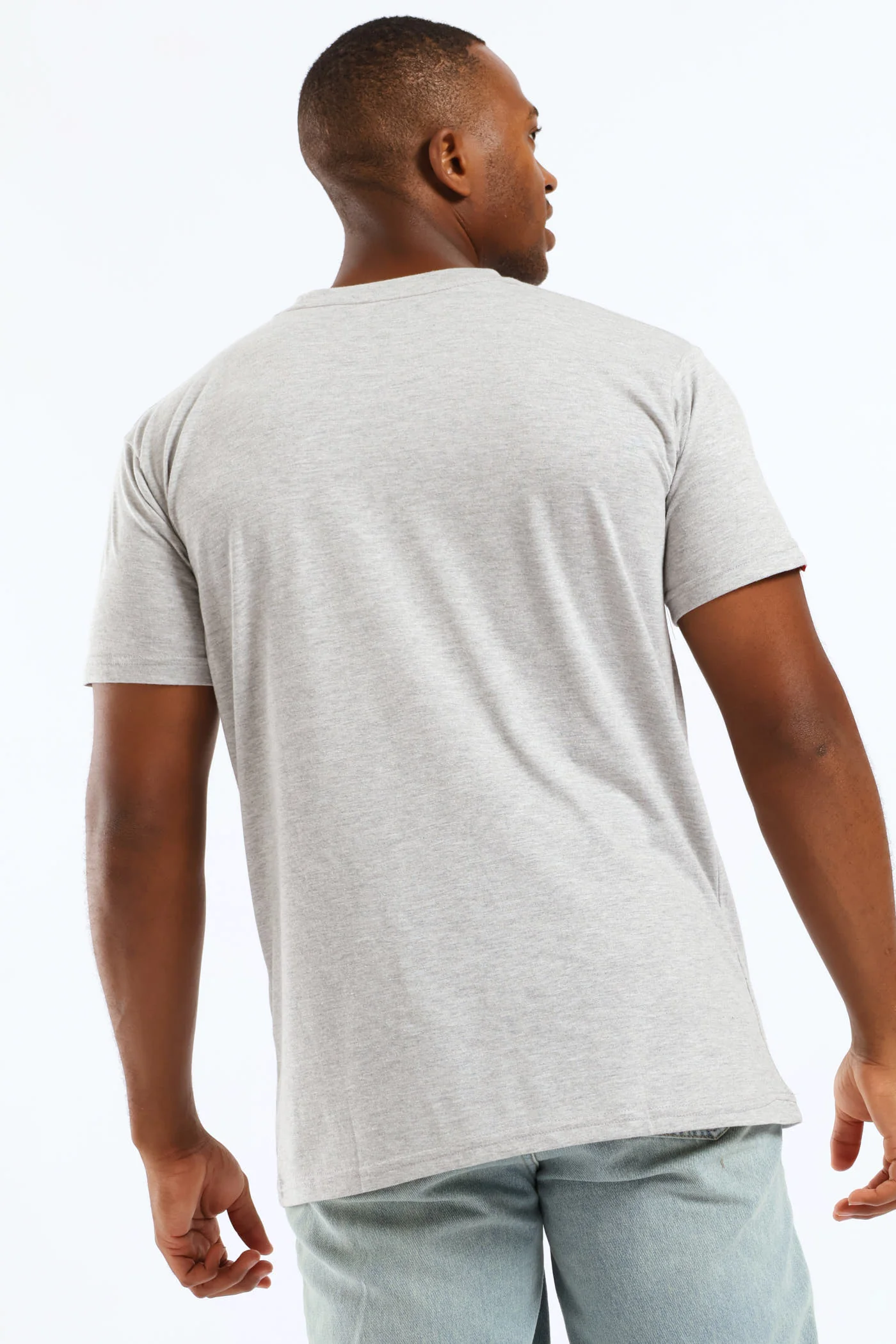 Lifted Logo Tee - Grey - Image 4