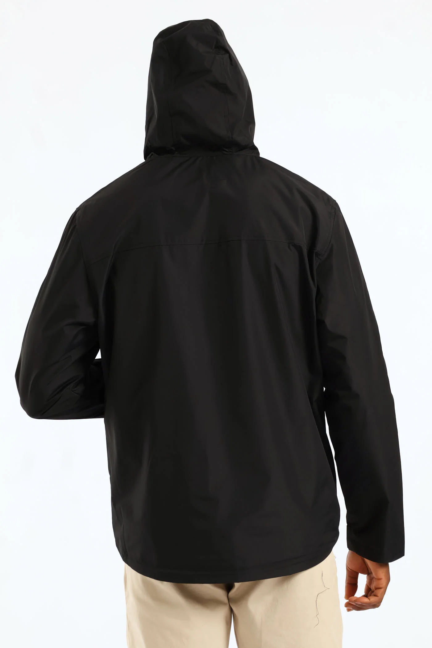 Light Weight Hooded Jacket - Black - Image 6