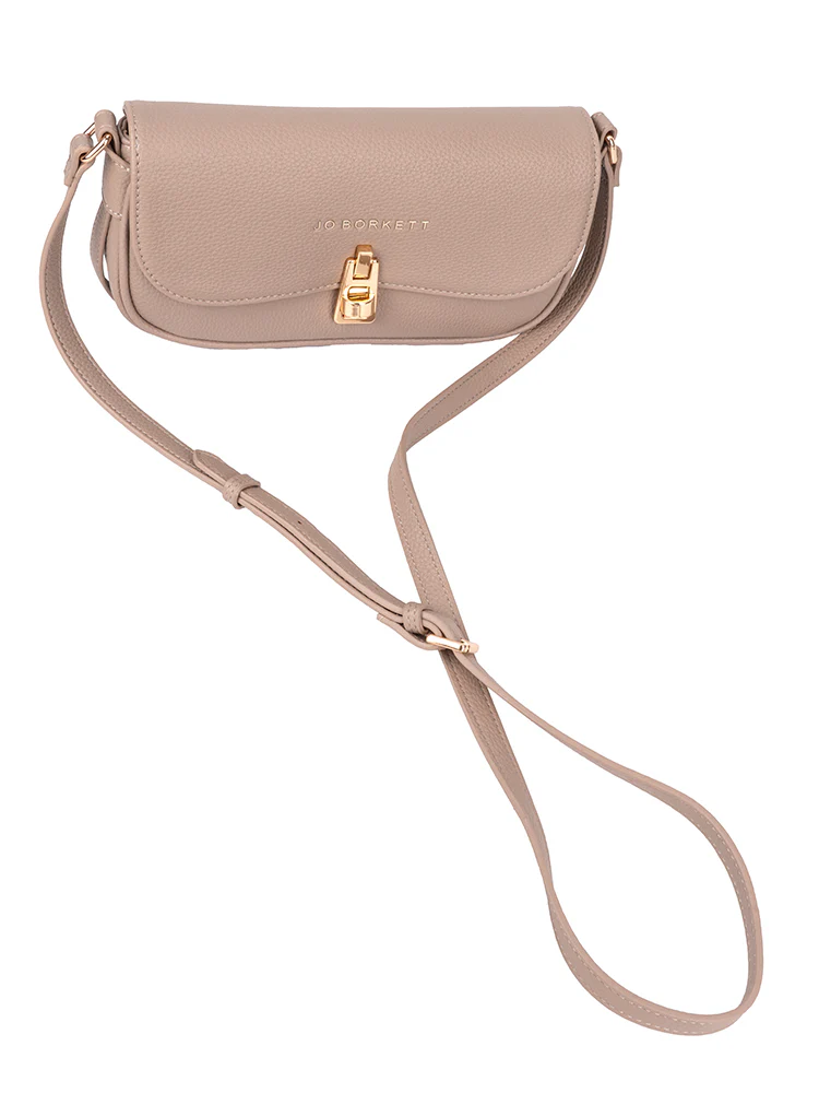Lila Crossbody Sling Bag - Taupe - Image 3