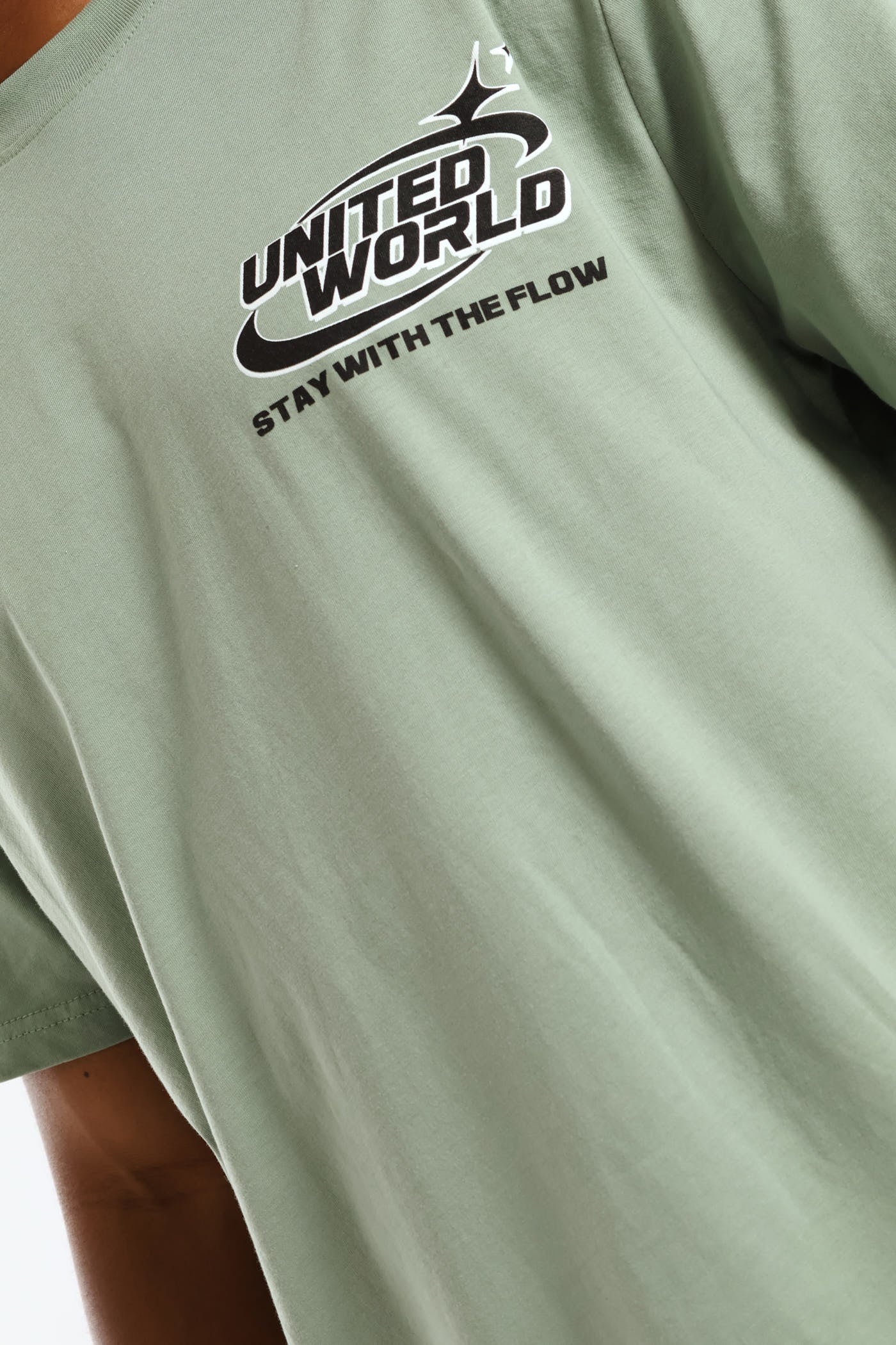 Lilypad United World Front & Back Print Tee - Green - Image 2
