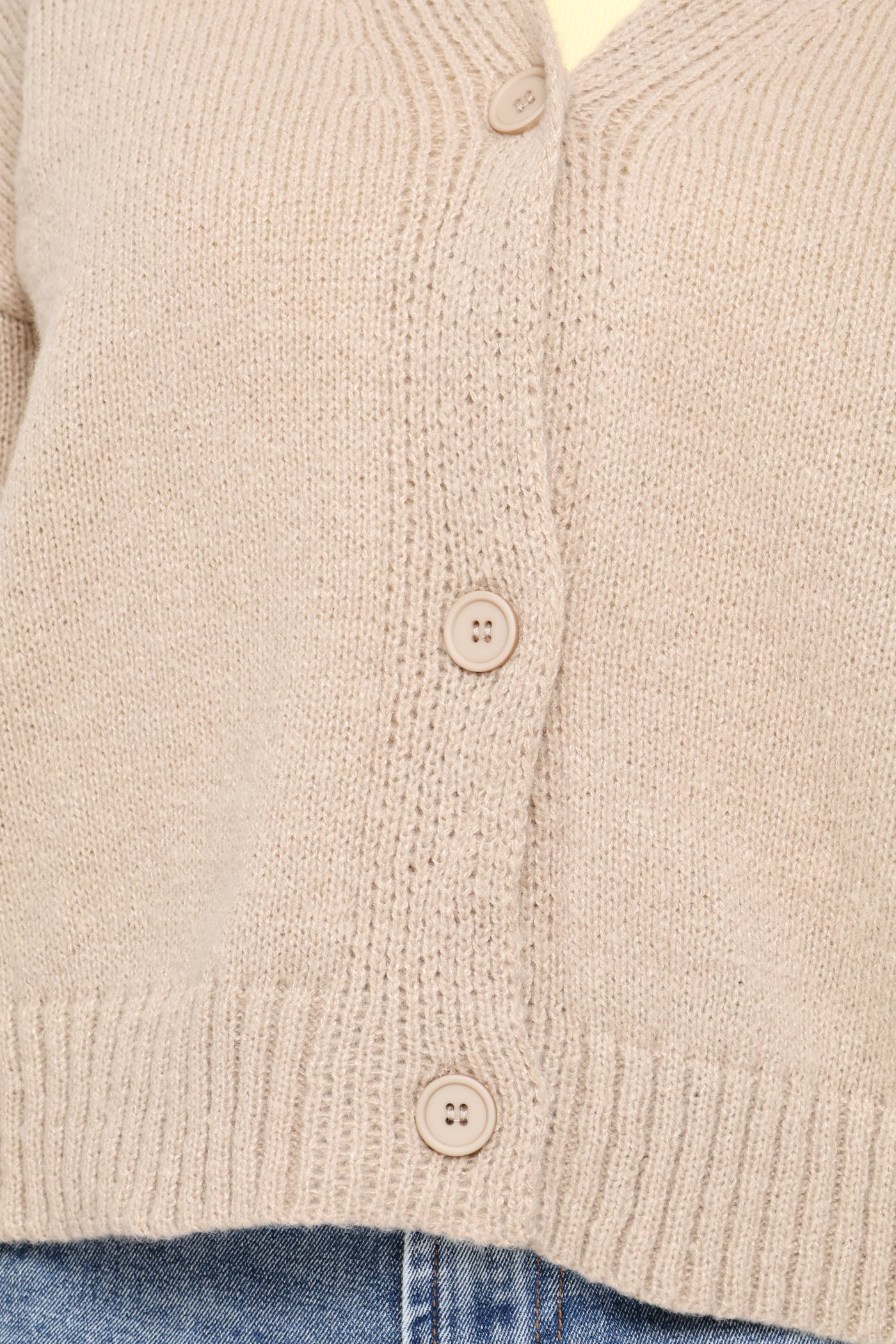 Limoncello Open Cardigan - Nude - Image 5