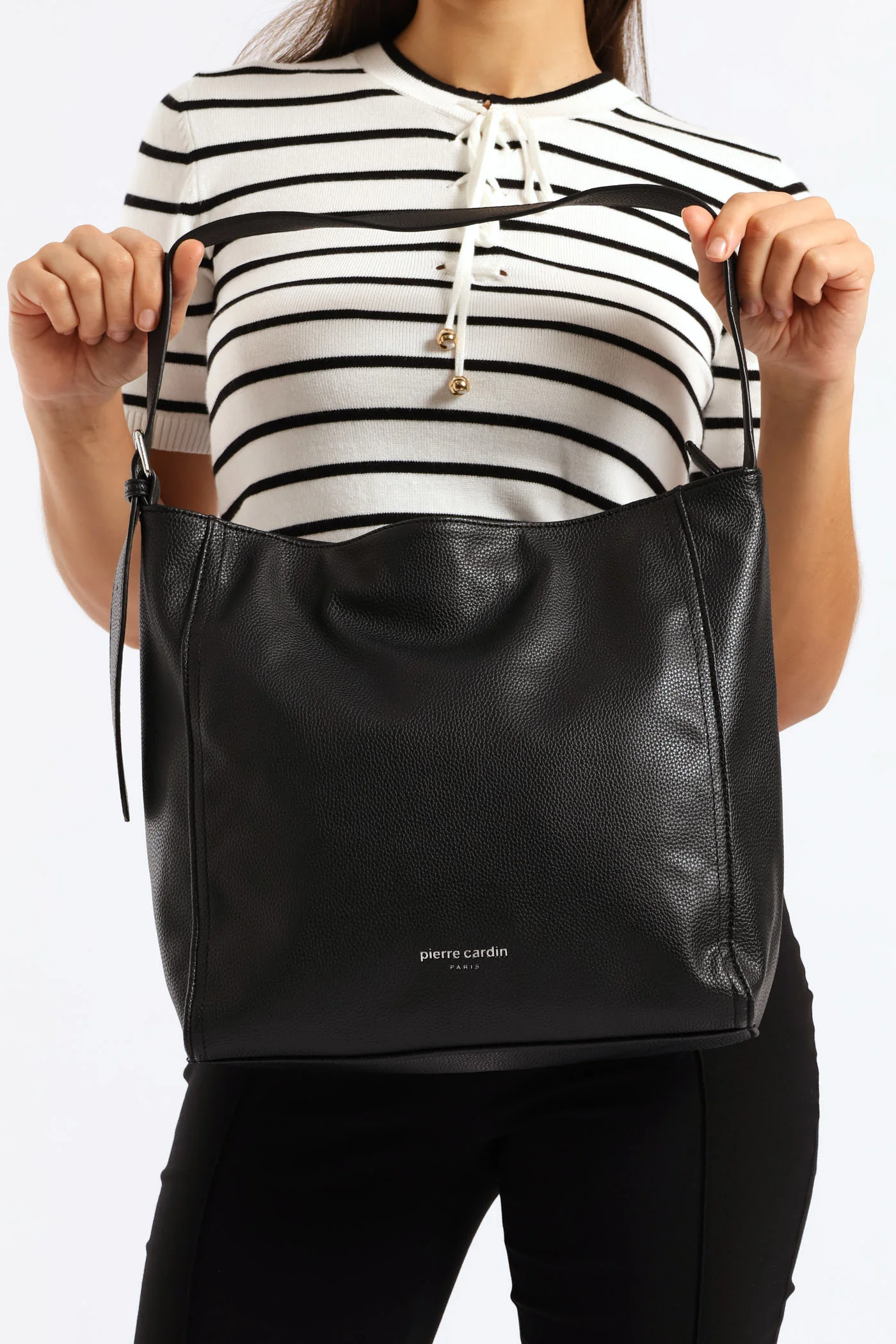 Lina Slouch Bag - Black - Image 7