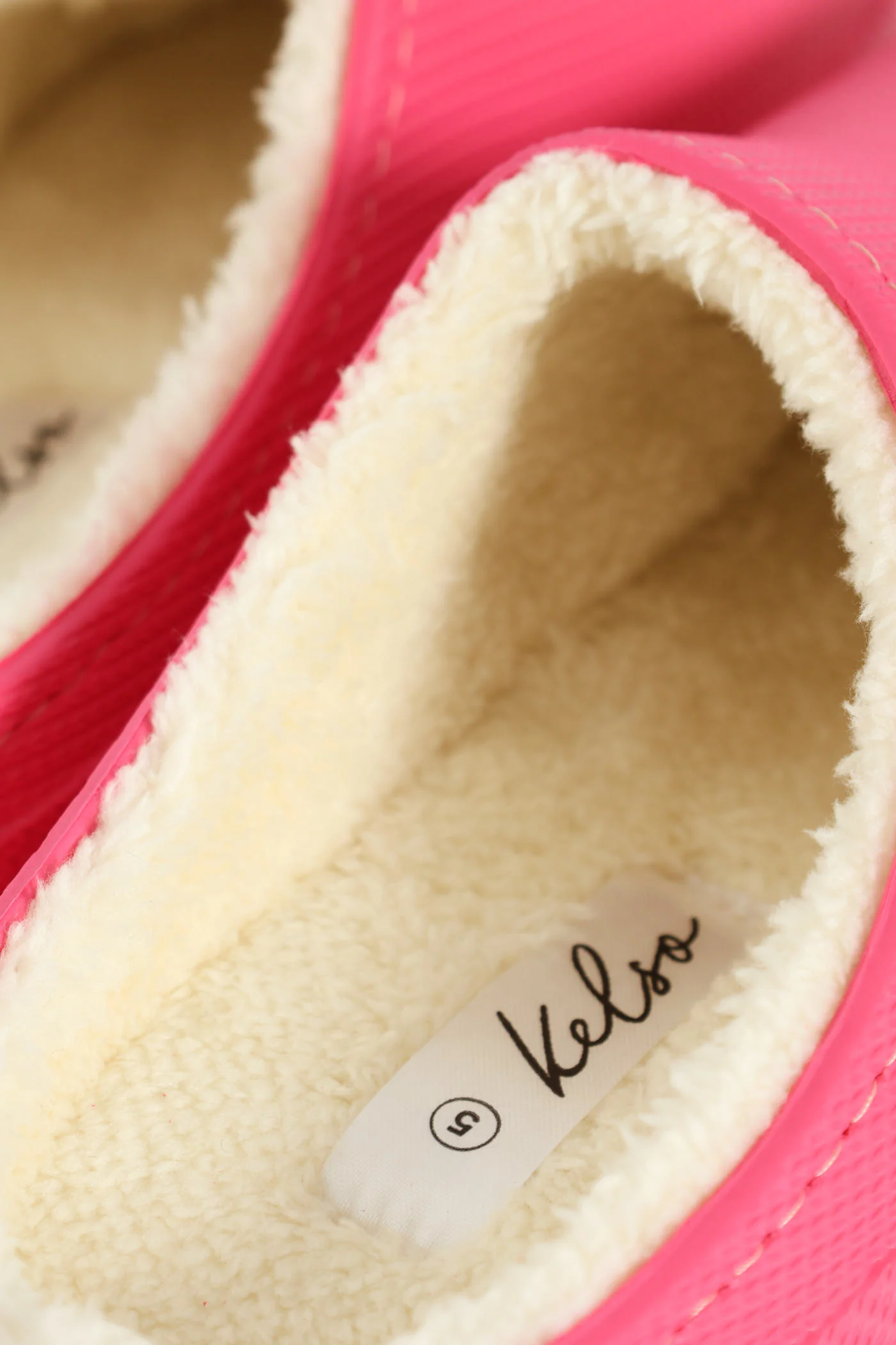 Lined Closed Toe Eva Clog - Cerise - Image 2
