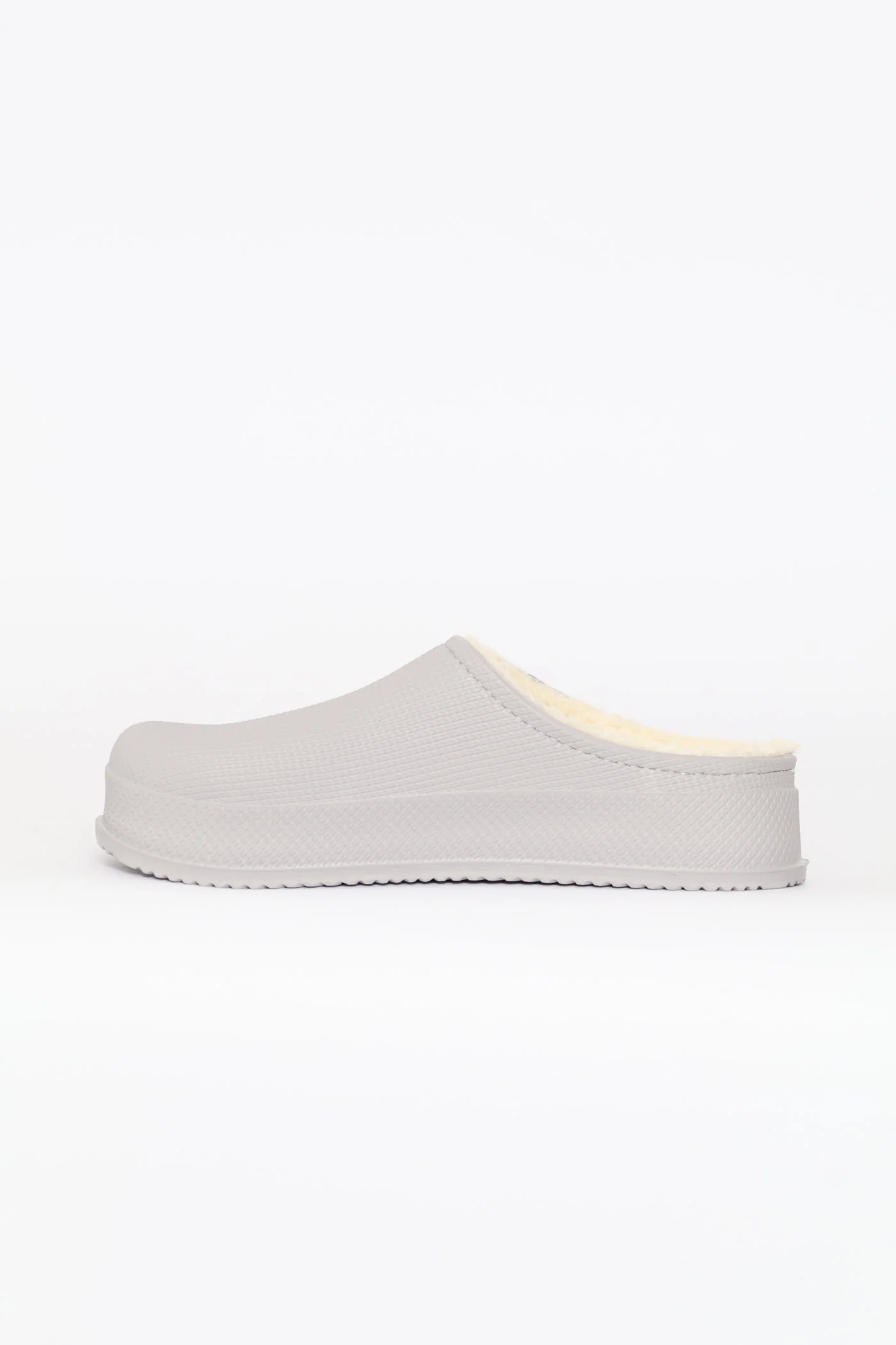Lined Closed Toe Eva Clog - Grey - Image 5