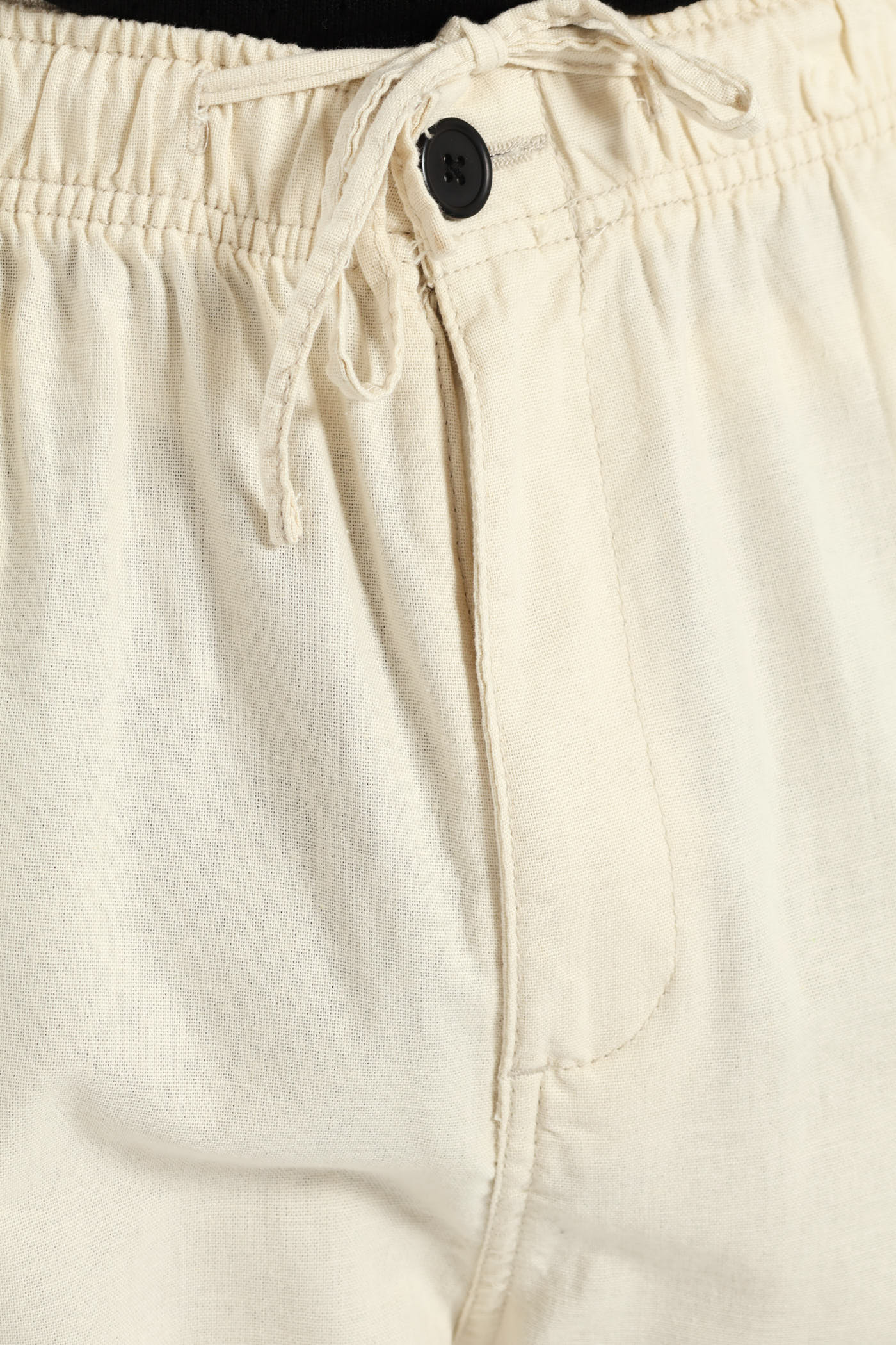 Linen Cargo Pants - Stone - Image 5