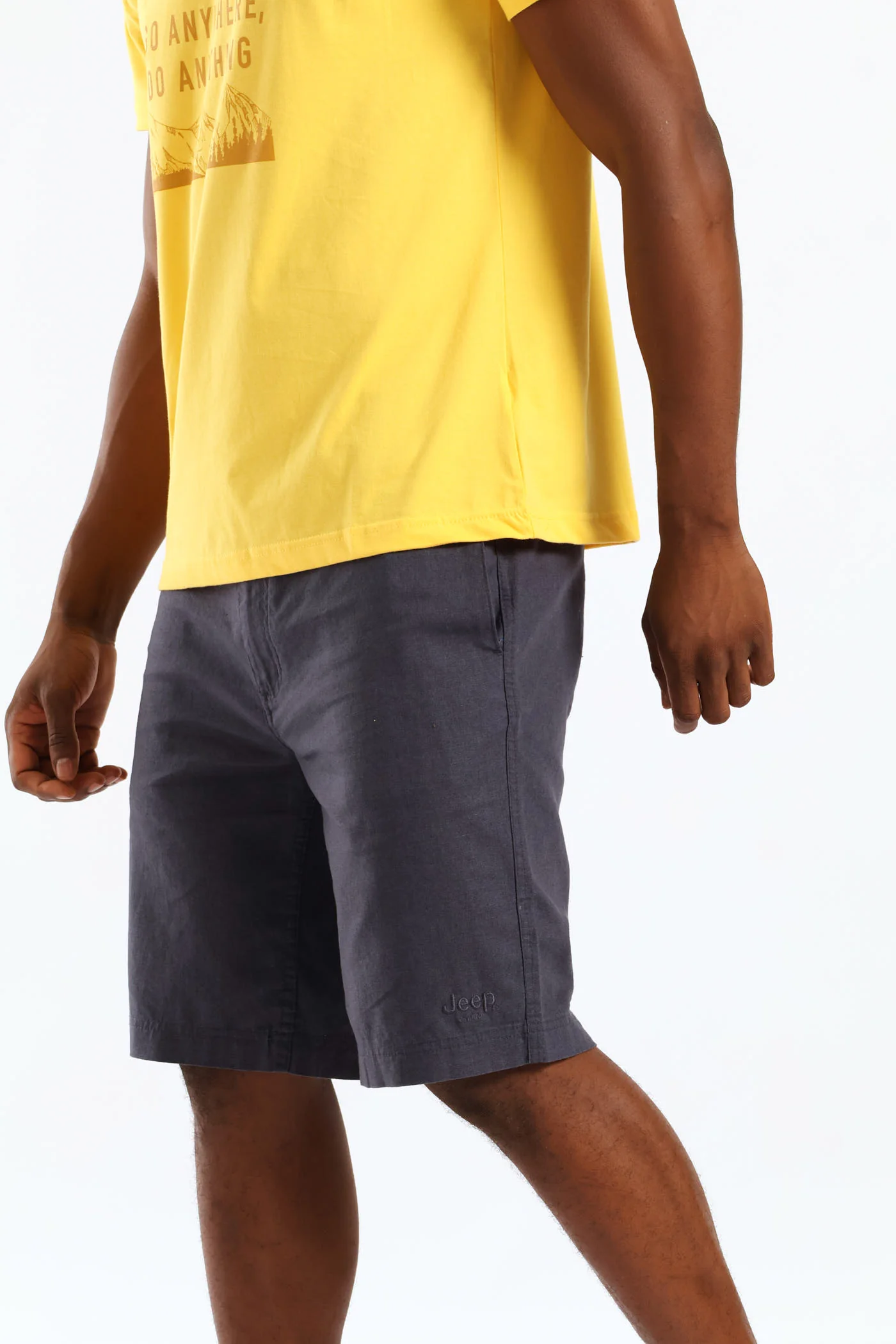 Linen Short - Navy - Image 3