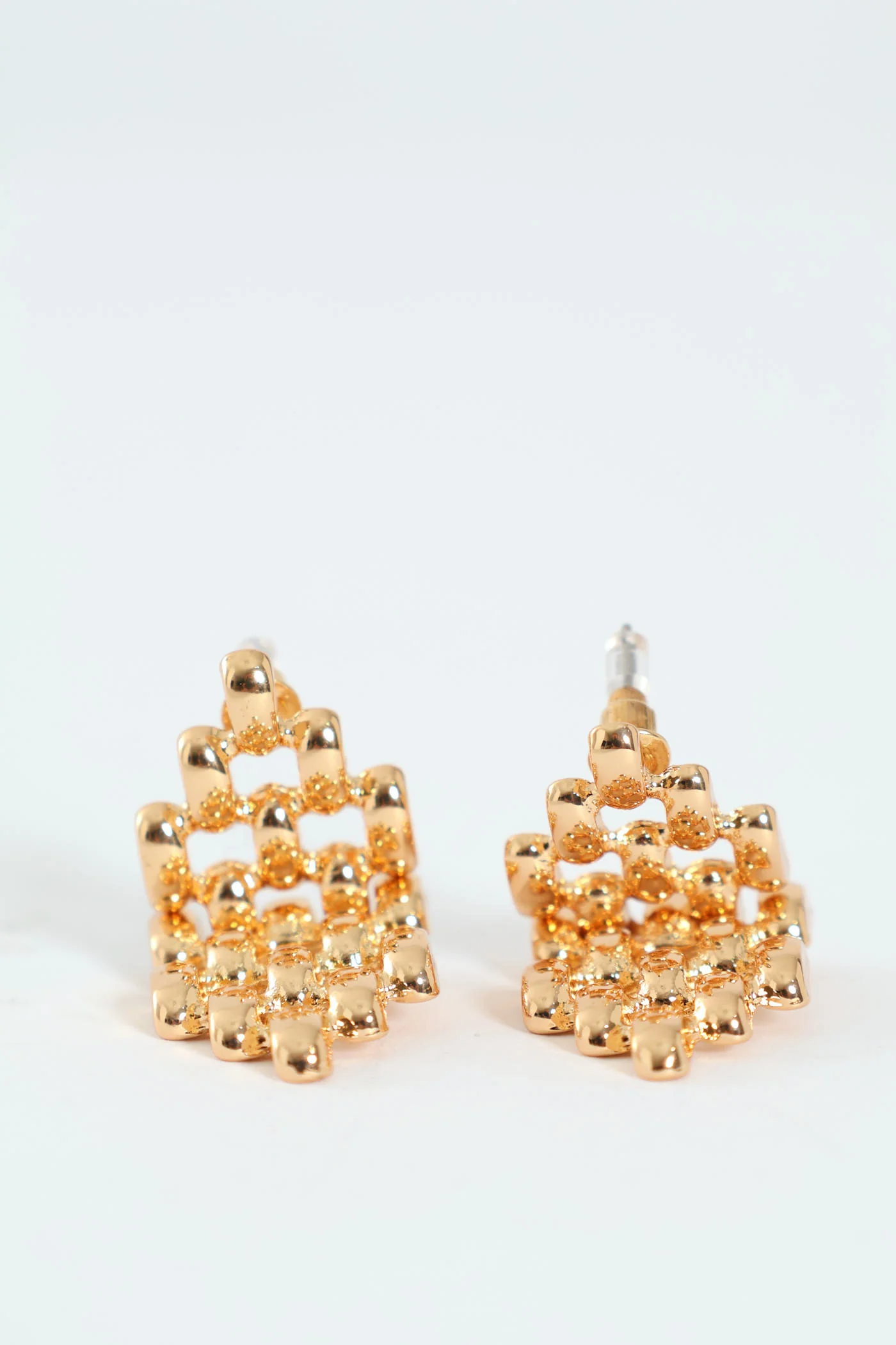 Link Statement Earring - Gold - Image 3