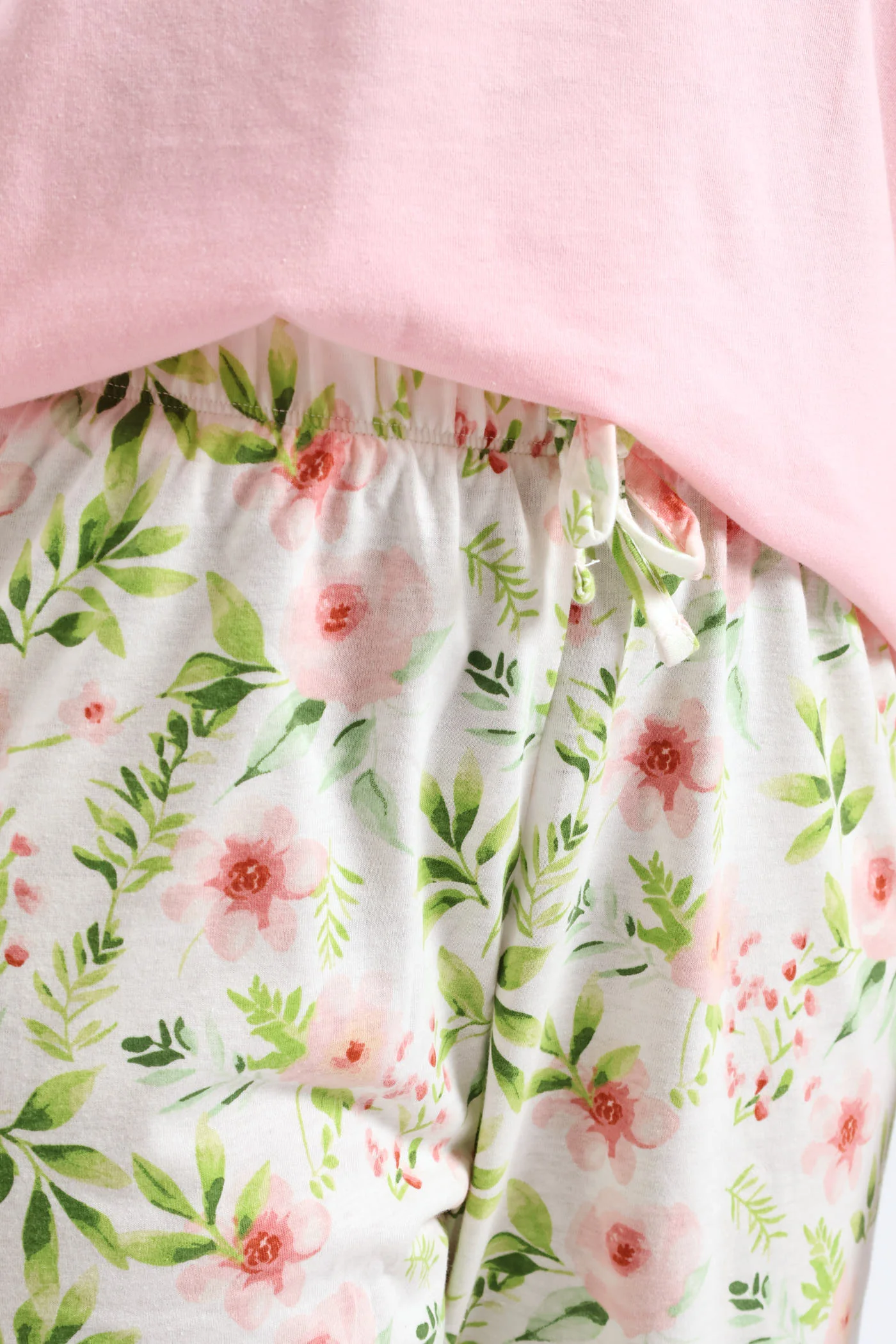 Live Life Tee & Capri Pant Set - Pink - Image 5
