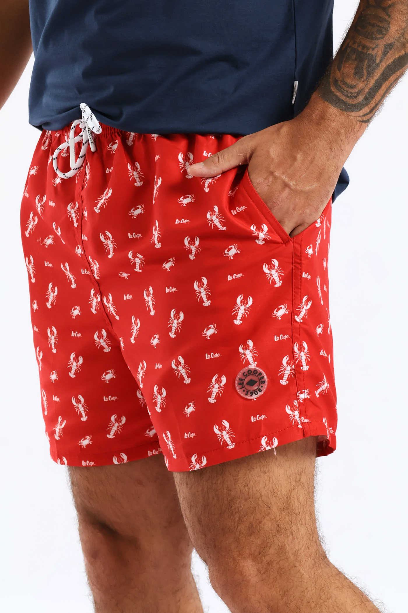 Lobster Swim Short - Red - Image 2