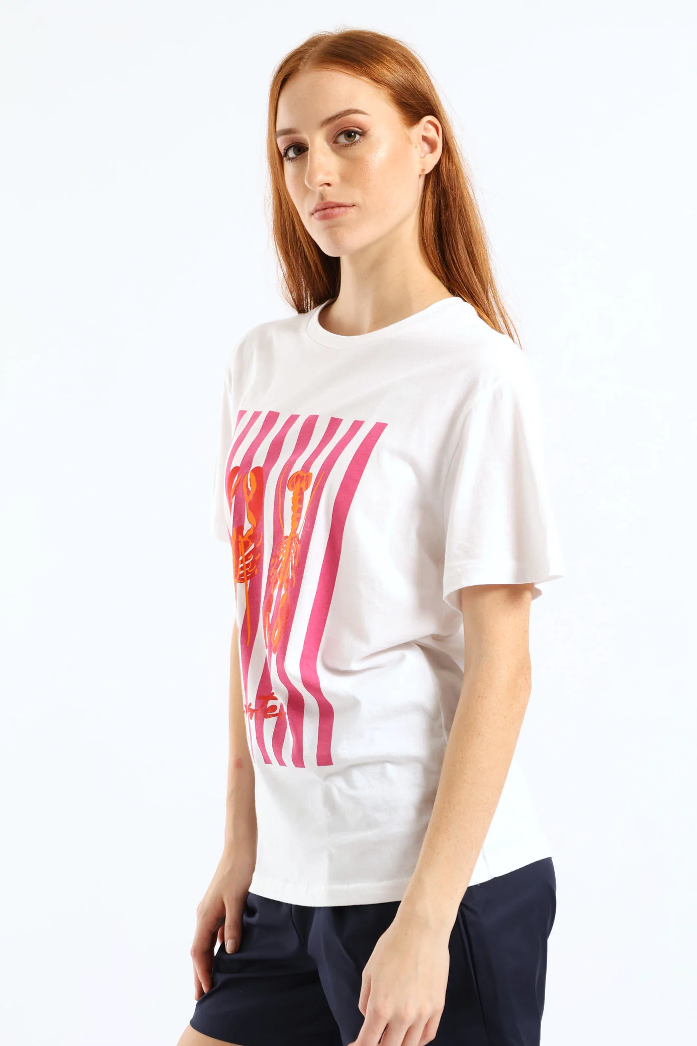 Lobster Tee - White - Image 4