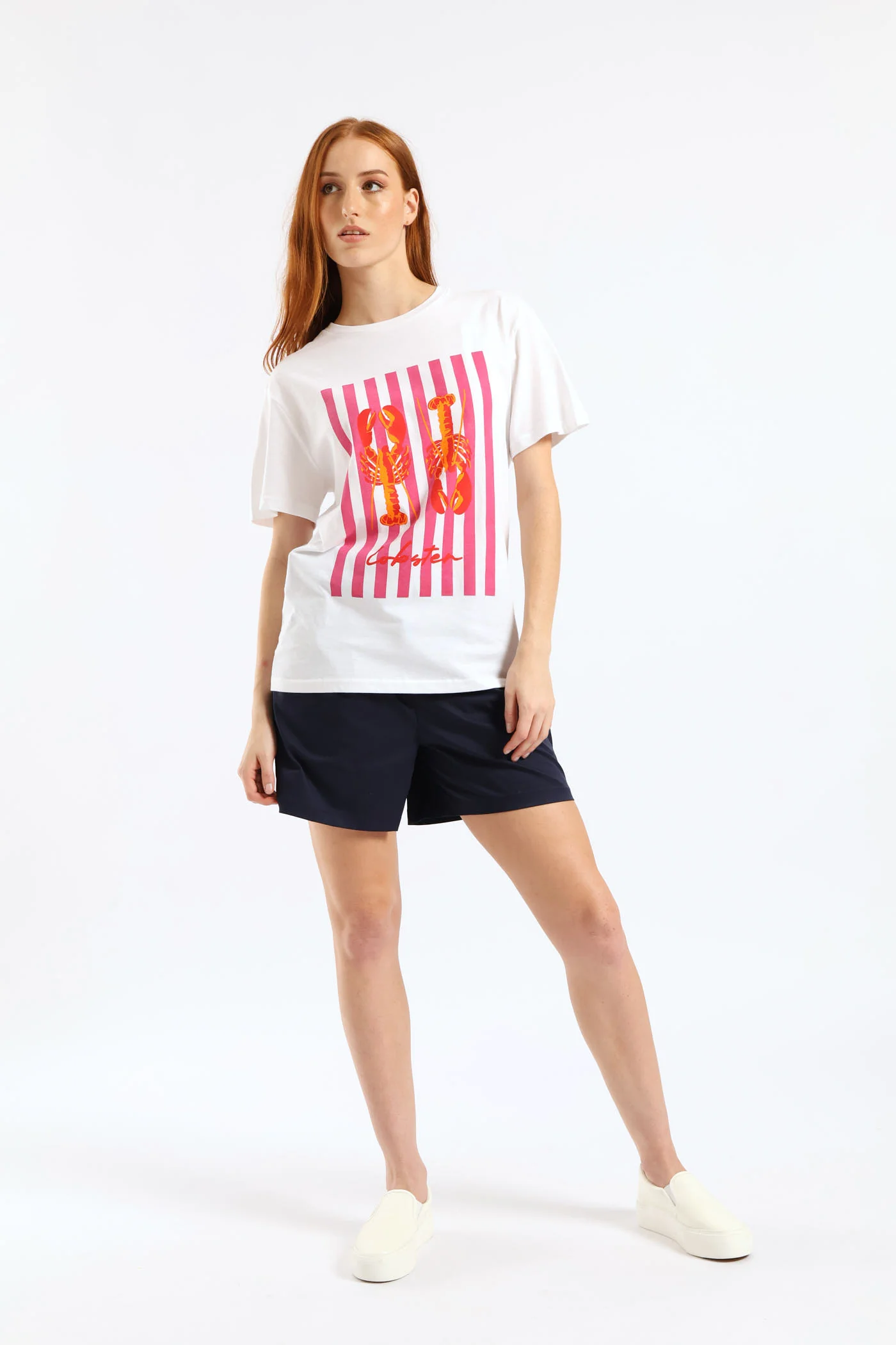 Lobster Tee - White - Image 5