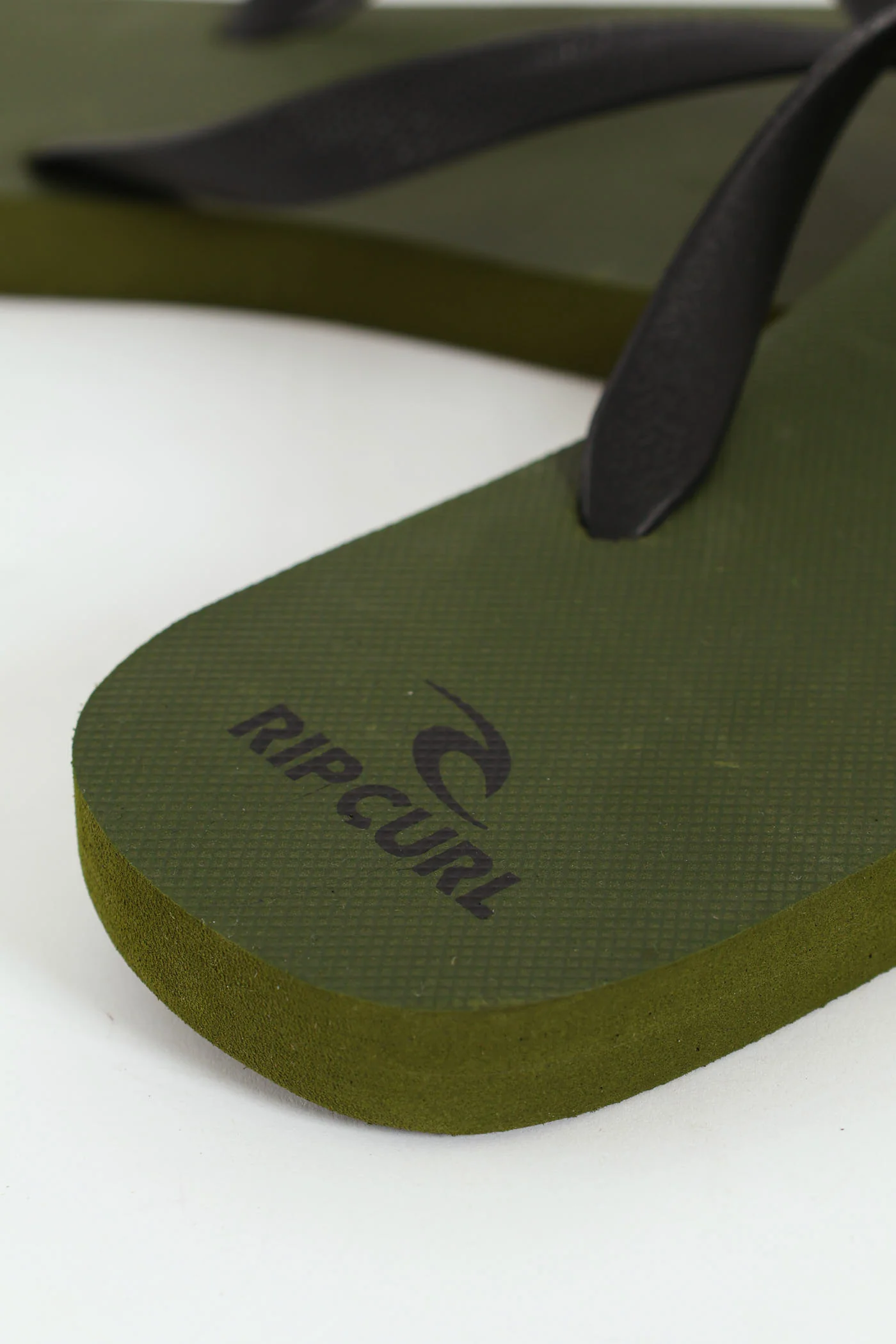 Logo Bloom Open Toe Flip Flop - Olive - Image 2